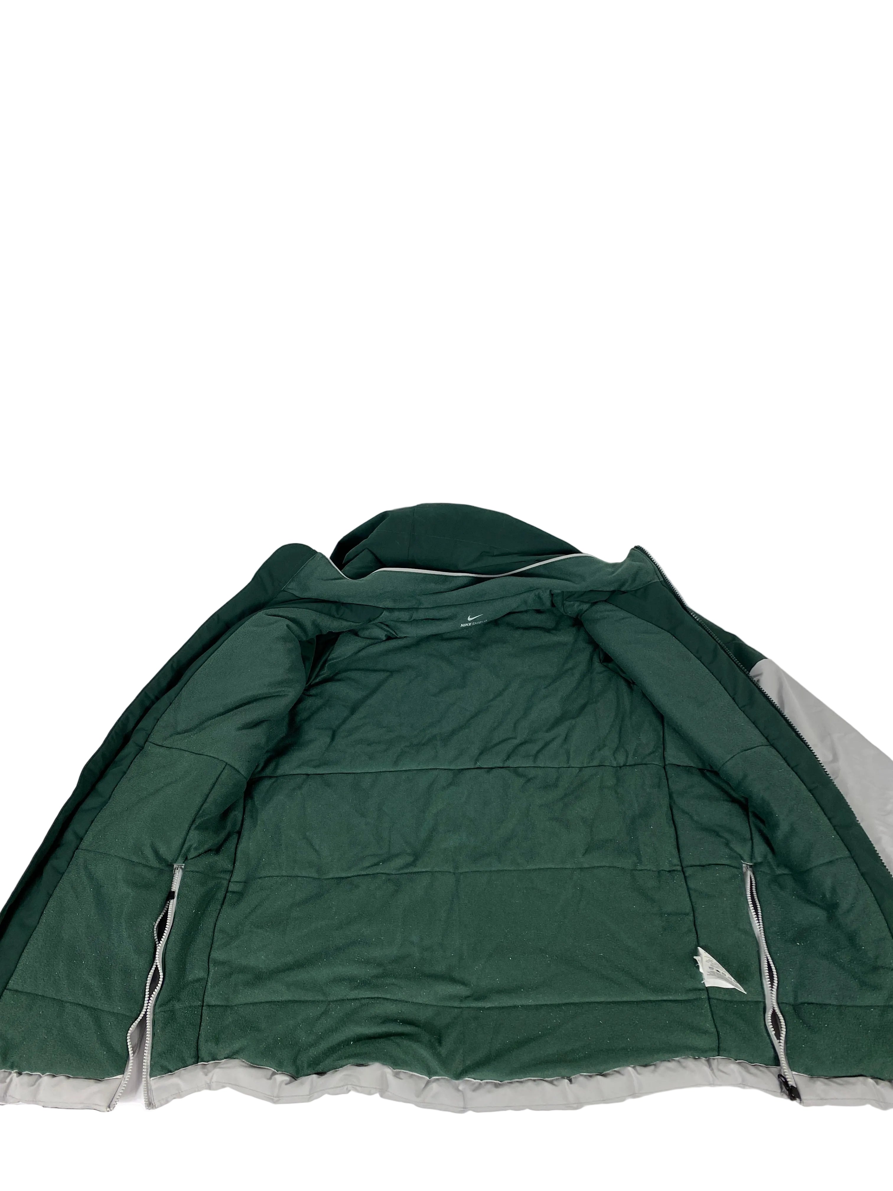 Nike Shield Green MSU Heavyweight Insulated Jacket Unisex Size S