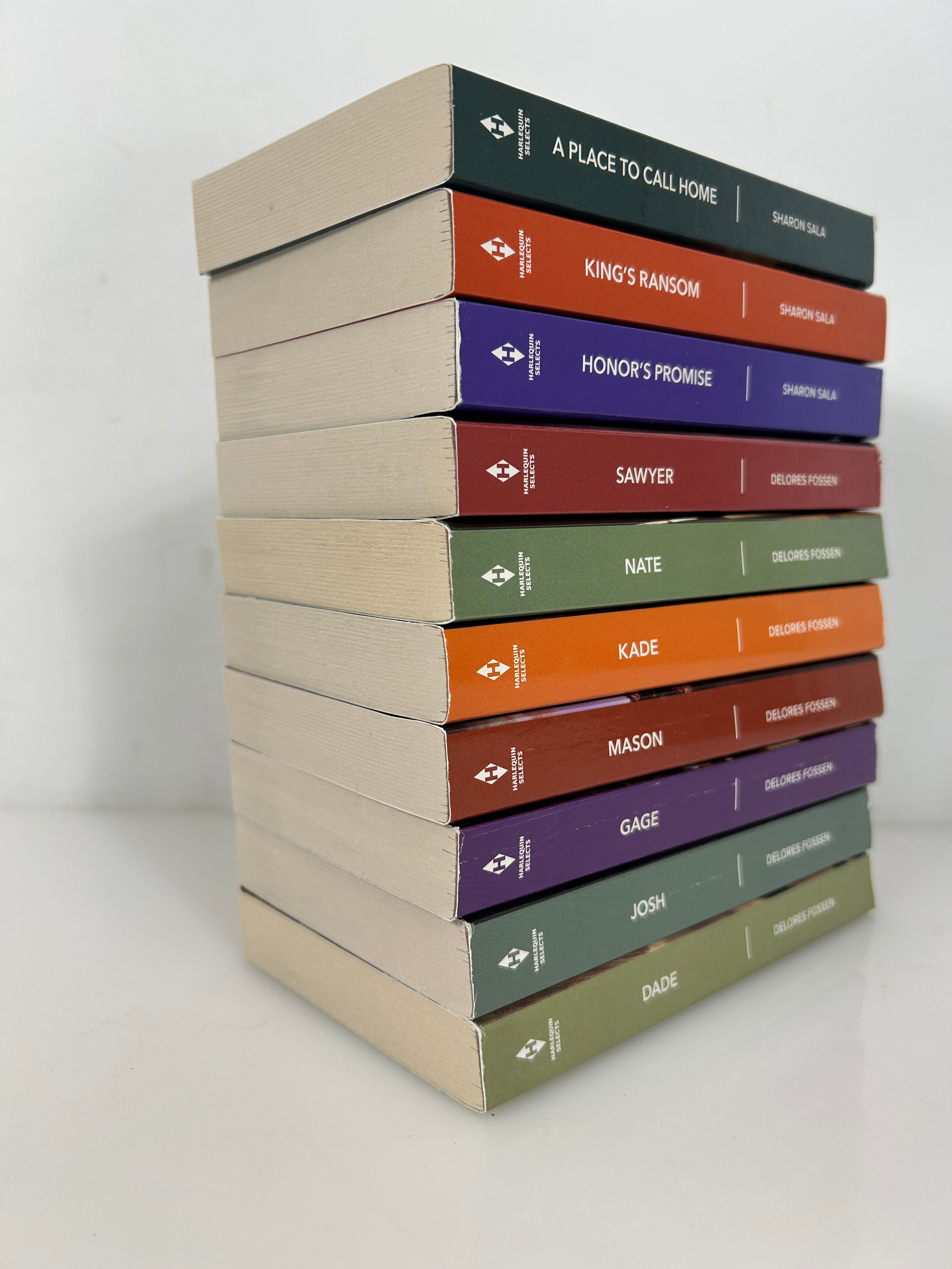 Lot of 10 Harlequin Selects by Delores Fossen & Sharon Sala SC