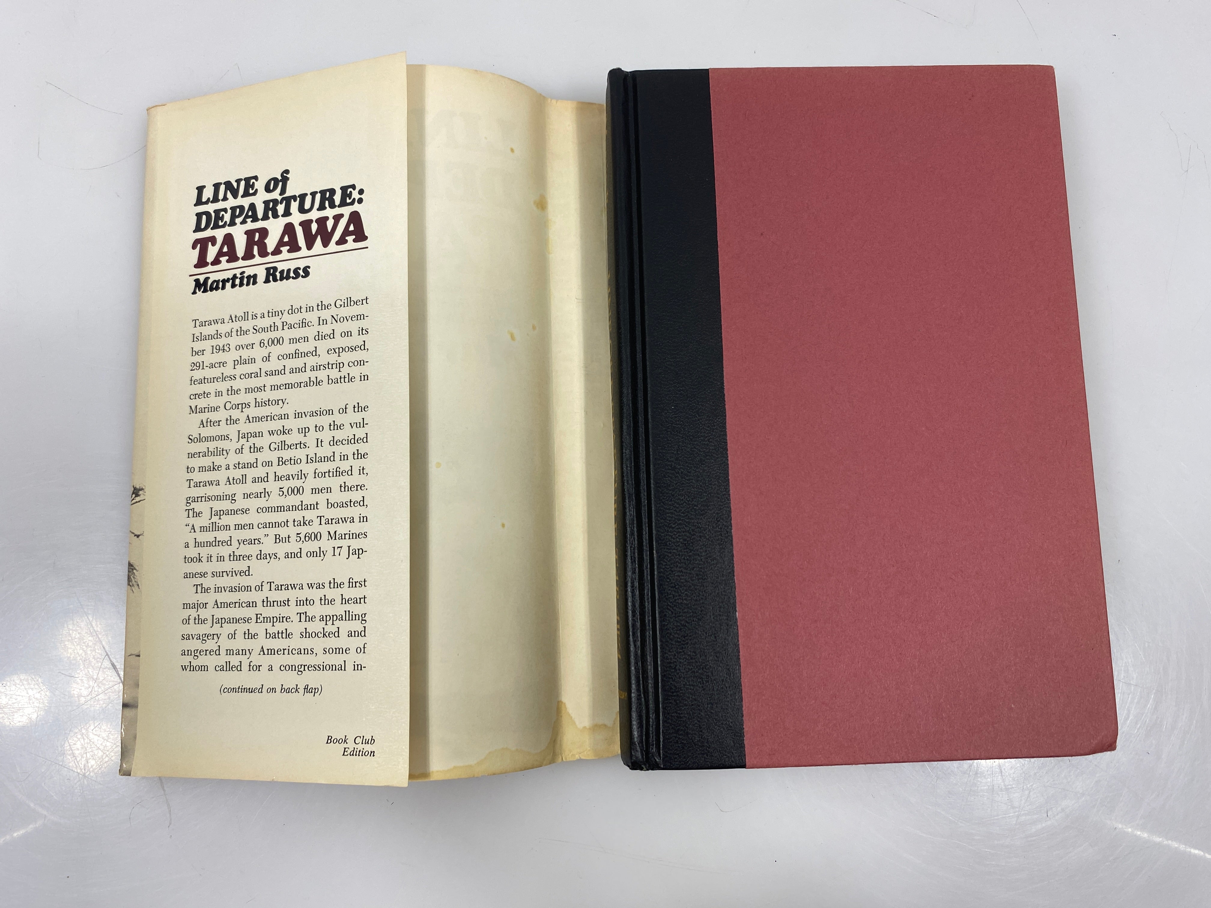 Line of Departure: Tarawa by Martin Russ 1975 HCDJ