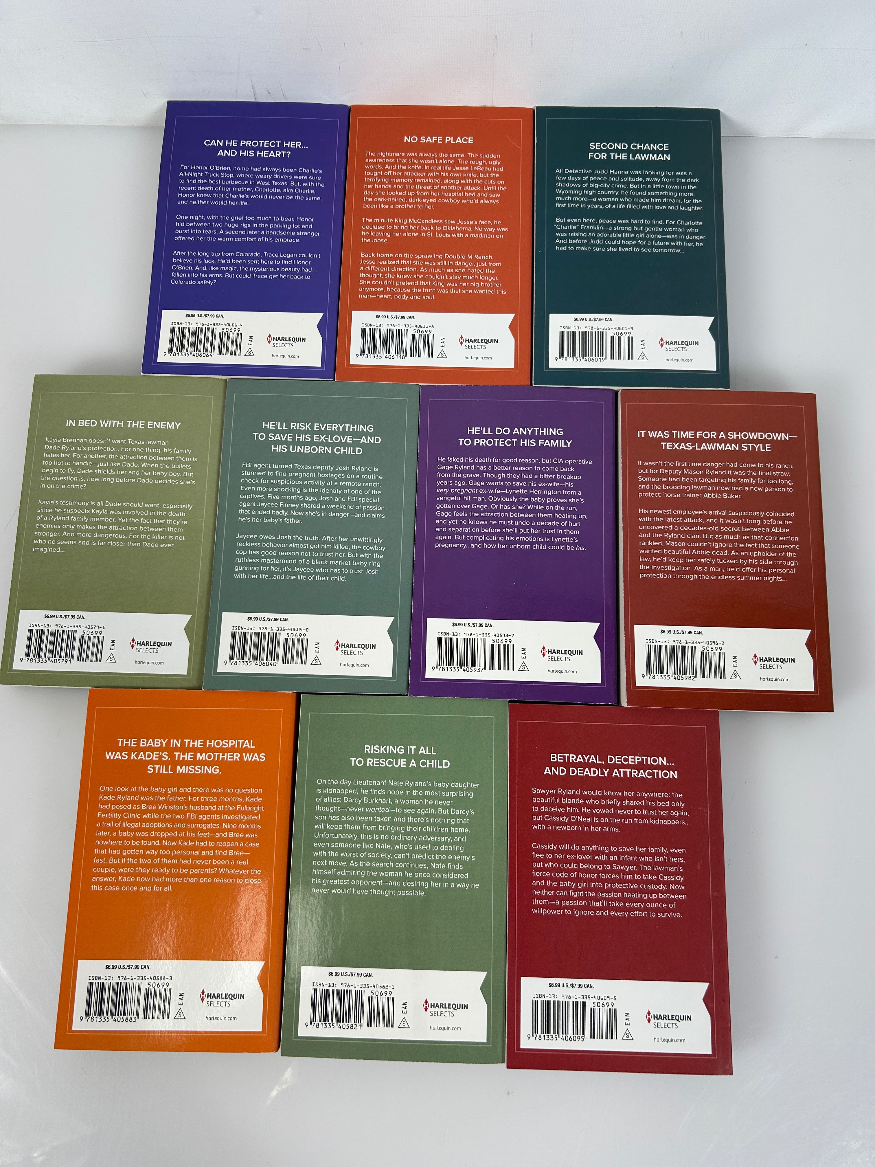 Lot of 10 Harlequin Selects by Delores Fossen & Sharon Sala SC