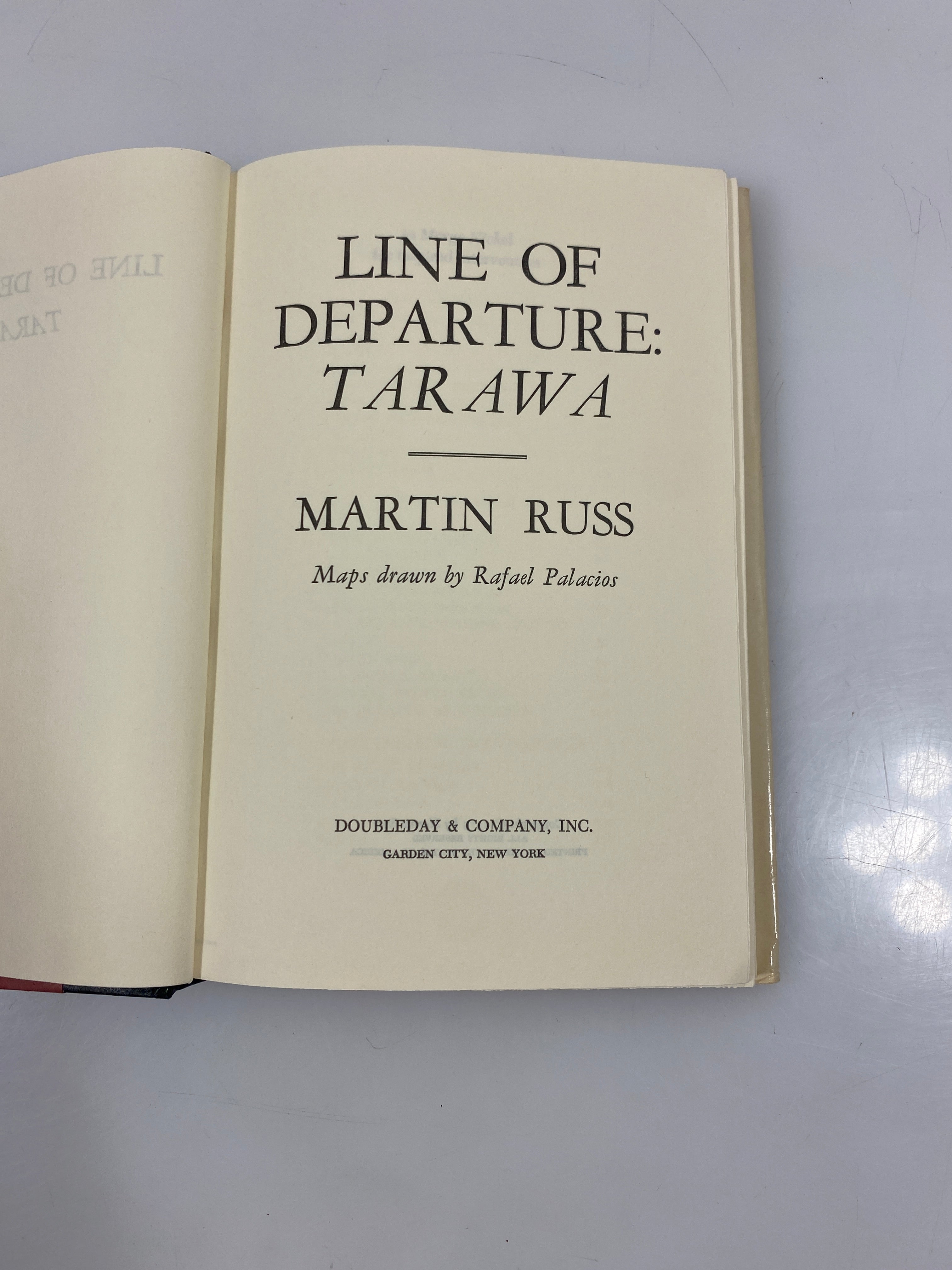 Line of Departure: Tarawa by Martin Russ 1975 HCDJ