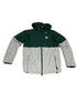 Nike Shield Green MSU Heavyweight Insulated Jacket Unisex Size S *Broken Side Zipper*