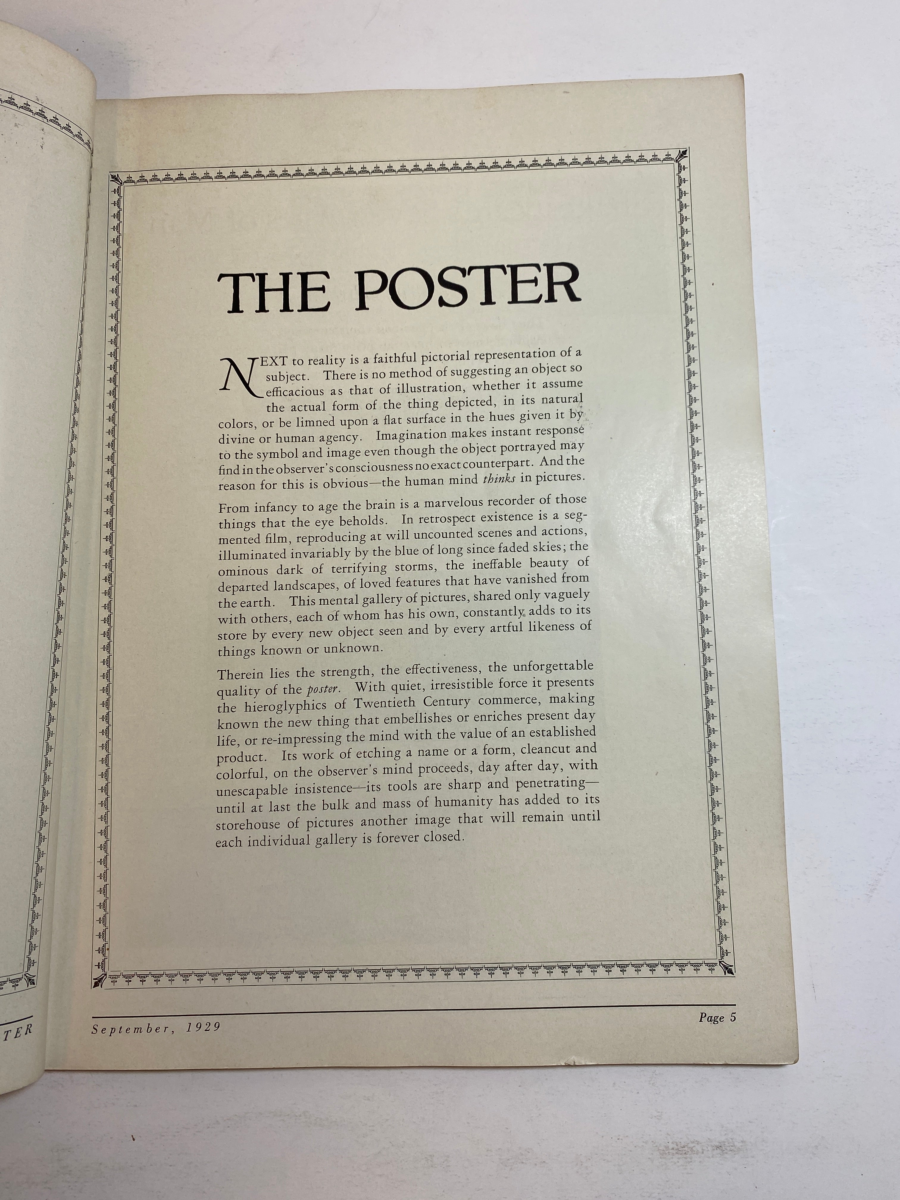 The Poster Outdoor Advertising Journal 1929
