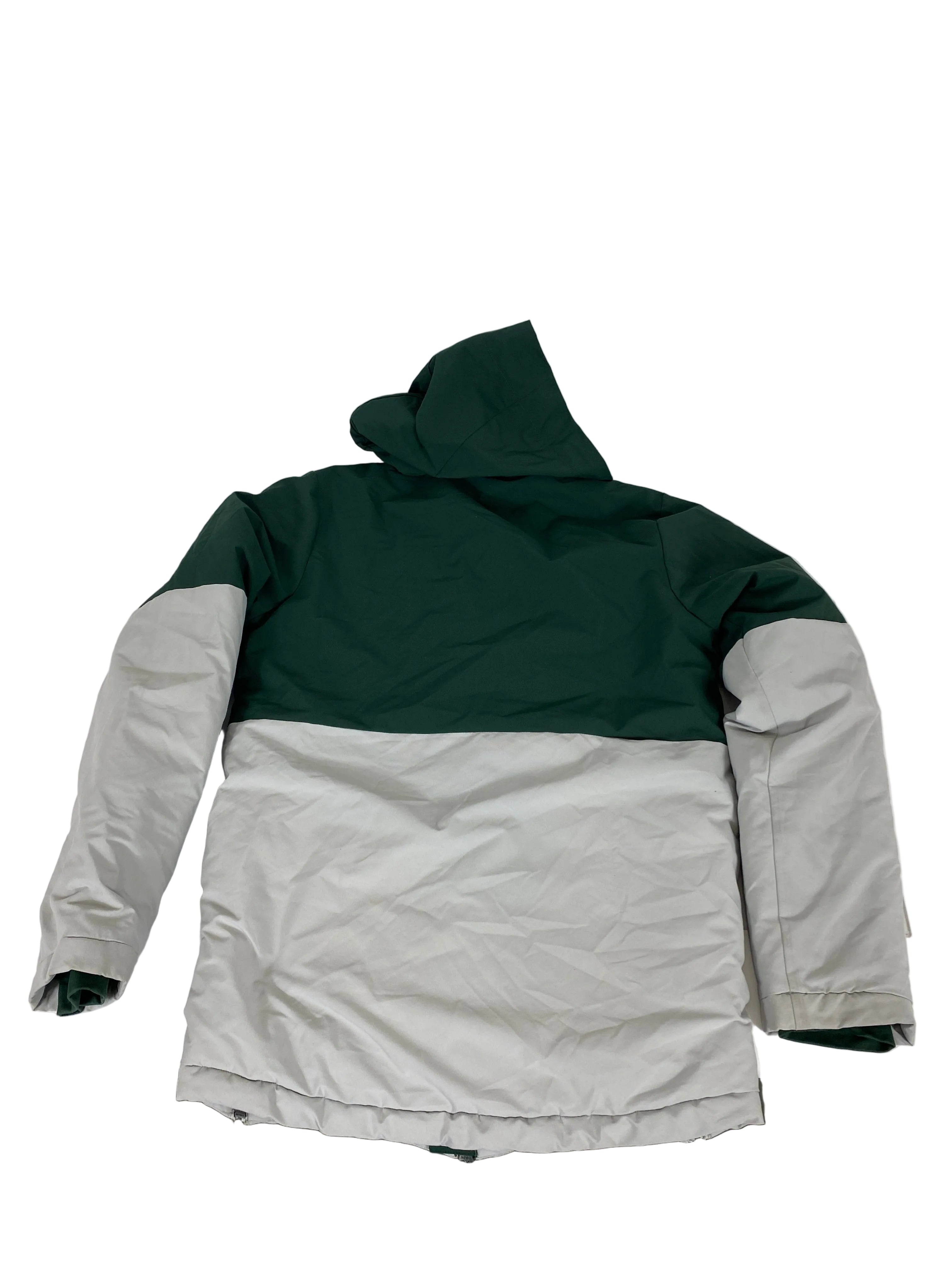 Nike Shield Green MSU Heavyweight Insulated Jacket Unisex Size S *Broken Side Zipper*