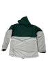 Nike Shield Green MSU Heavyweight Insulated Jacket Unisex Size S *Broken Side Zipper*