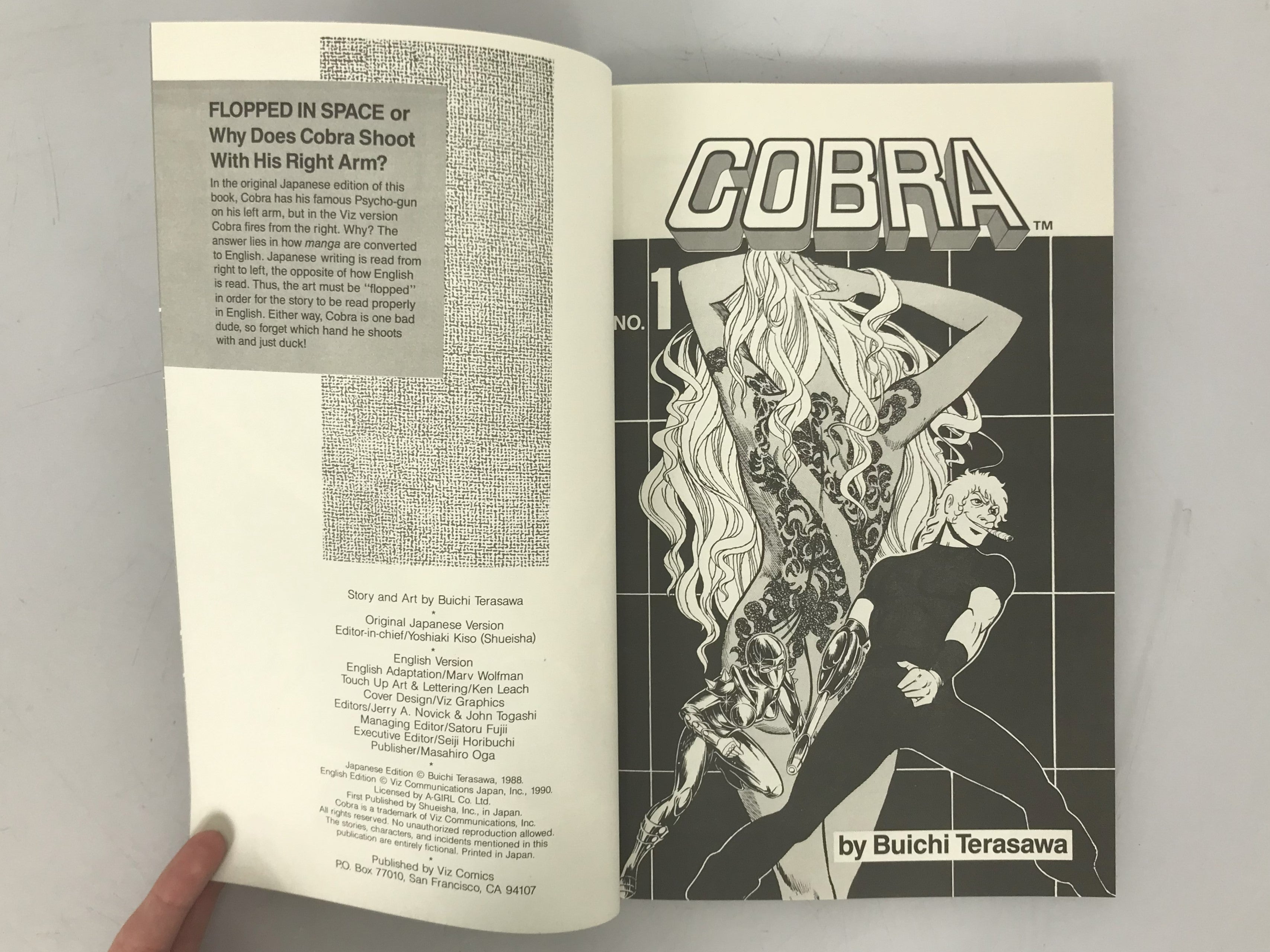 Cobra Viz Select Manga Comics Lot of 5: 1-3, 5, 7