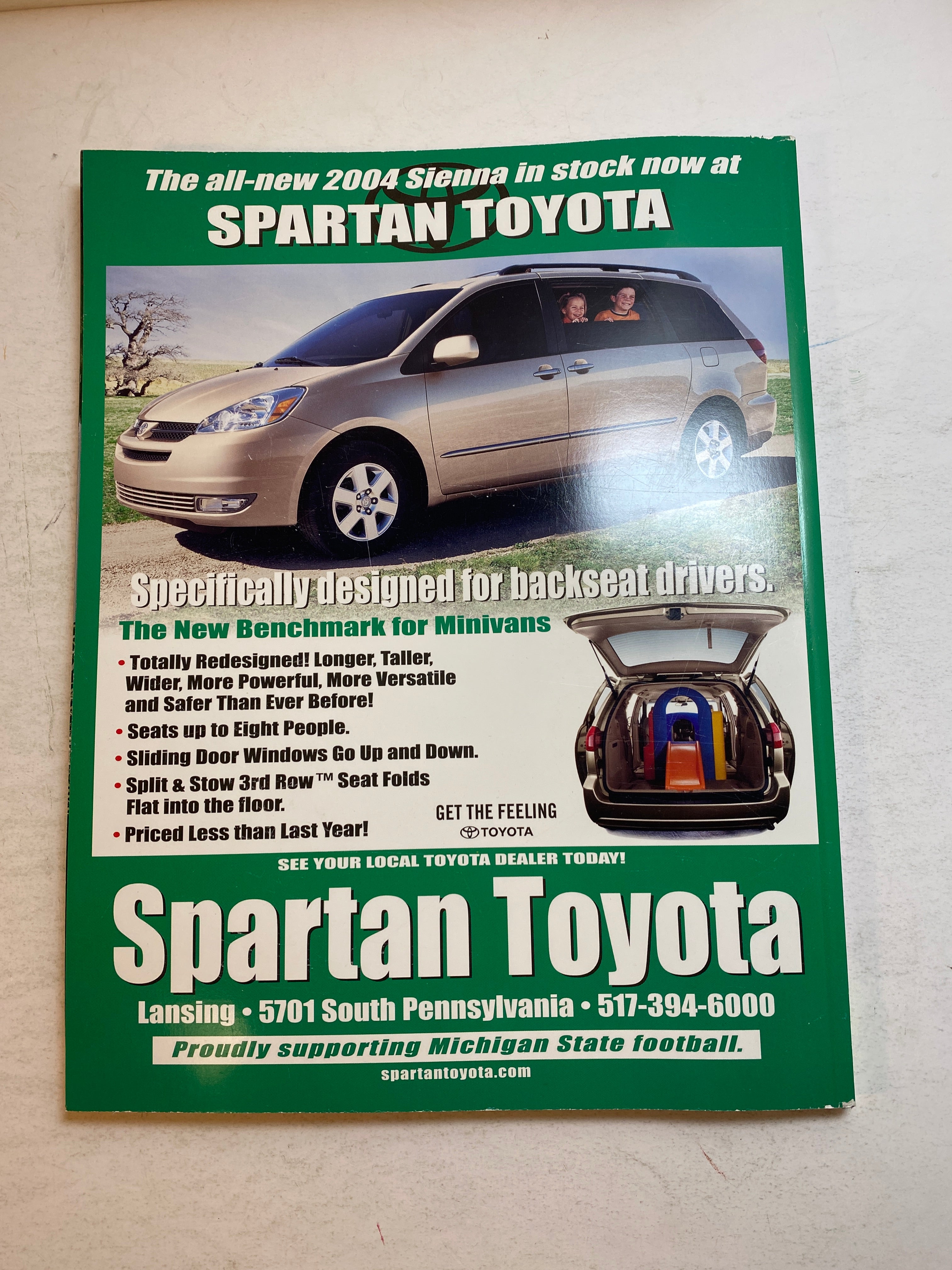 2003 Michigan State vs Indiana Football Program