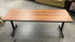 Long Laminate Wooden Top Rolling Desk