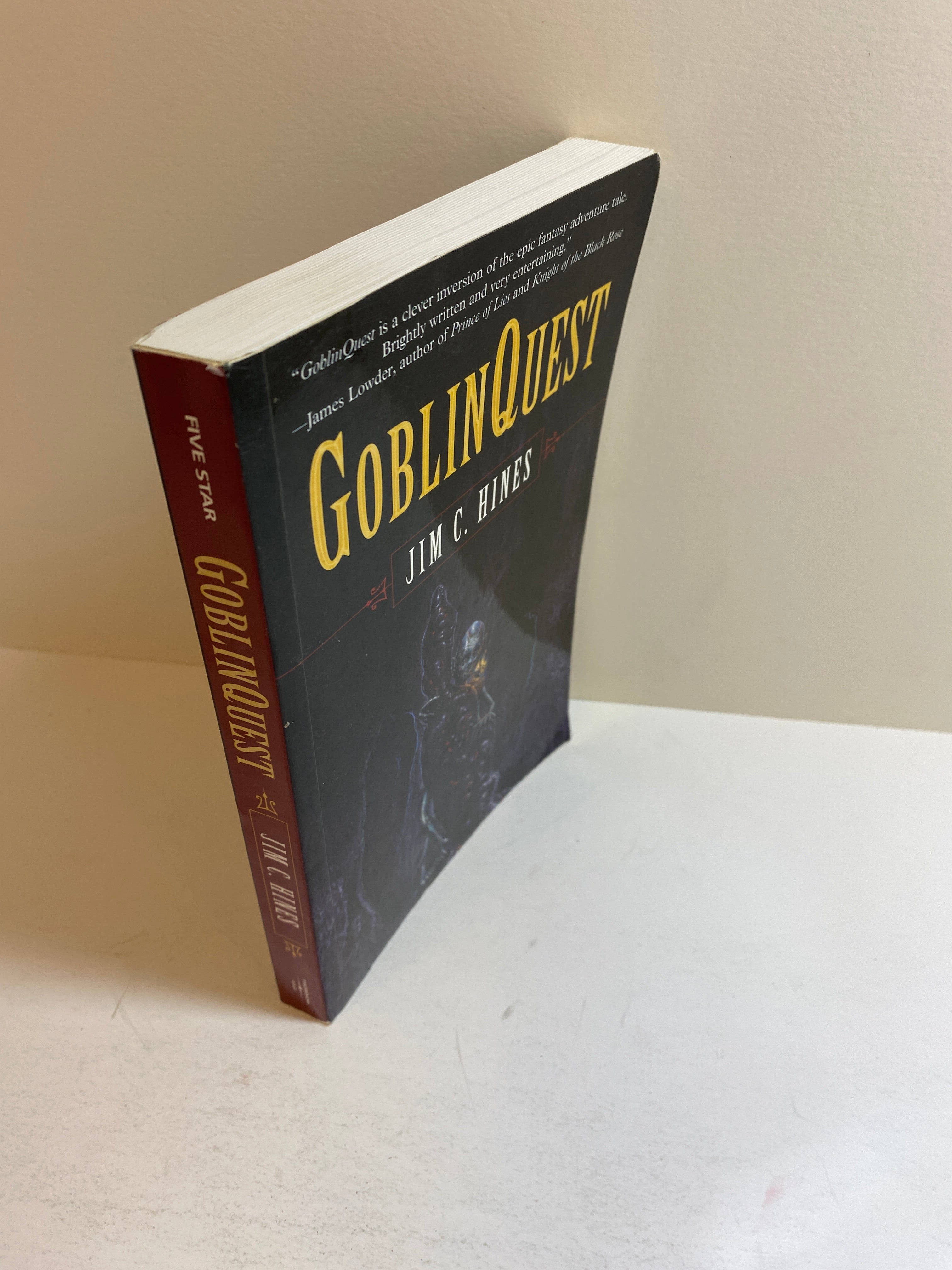 Goblin Quest SC Jim Hines 2005 *signed*