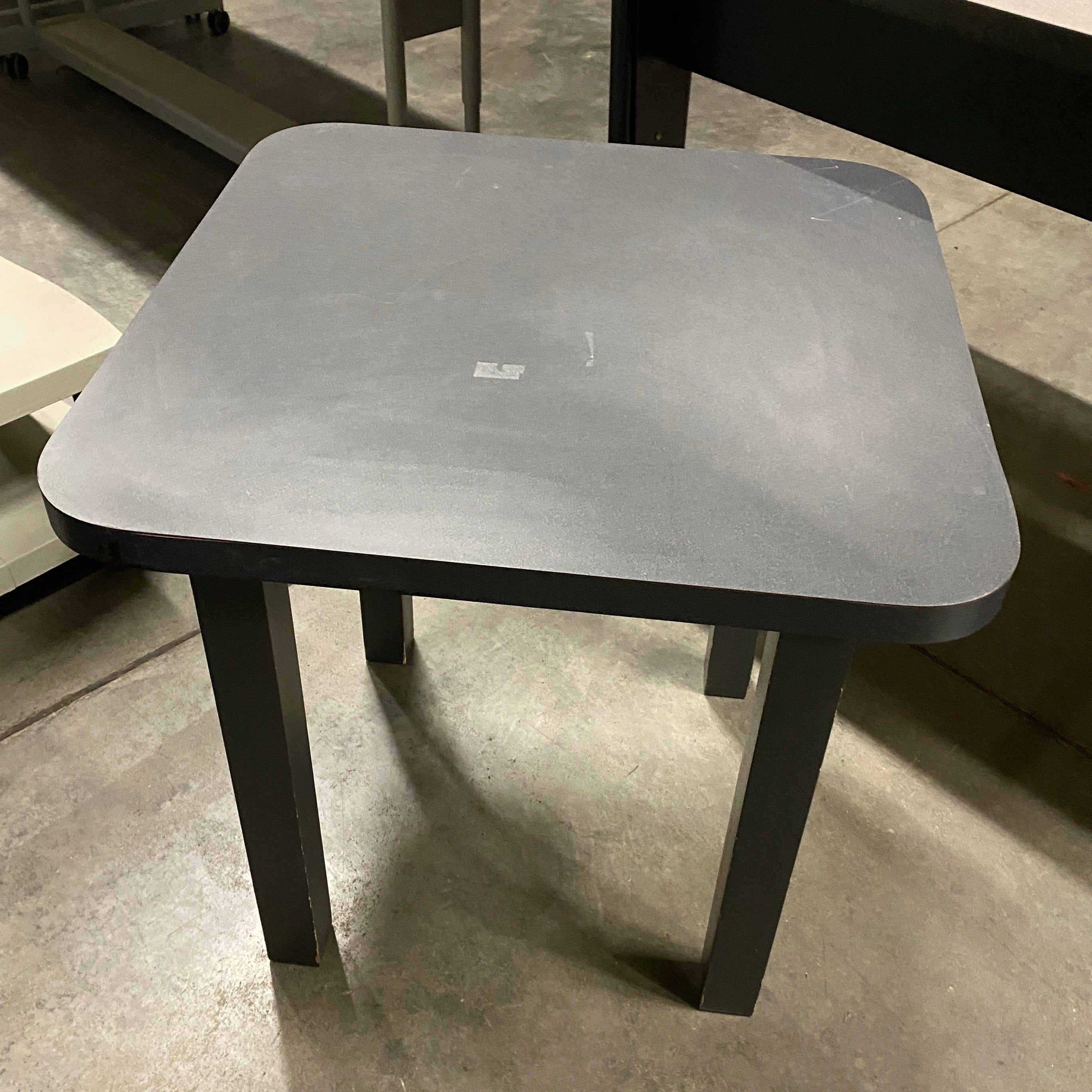 Grey Rounded Edge Side Desk