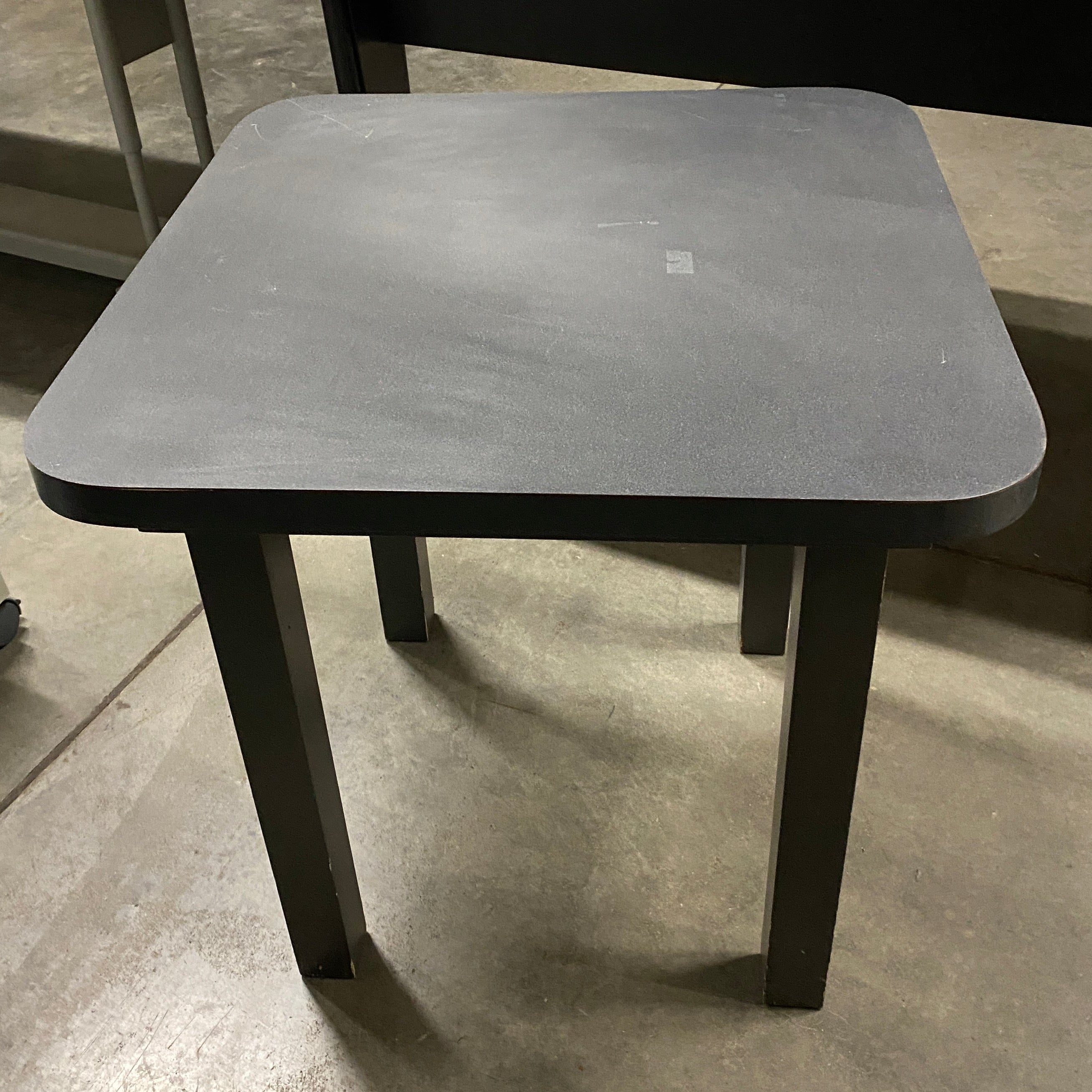 Grey Rounded Edge Side Desk