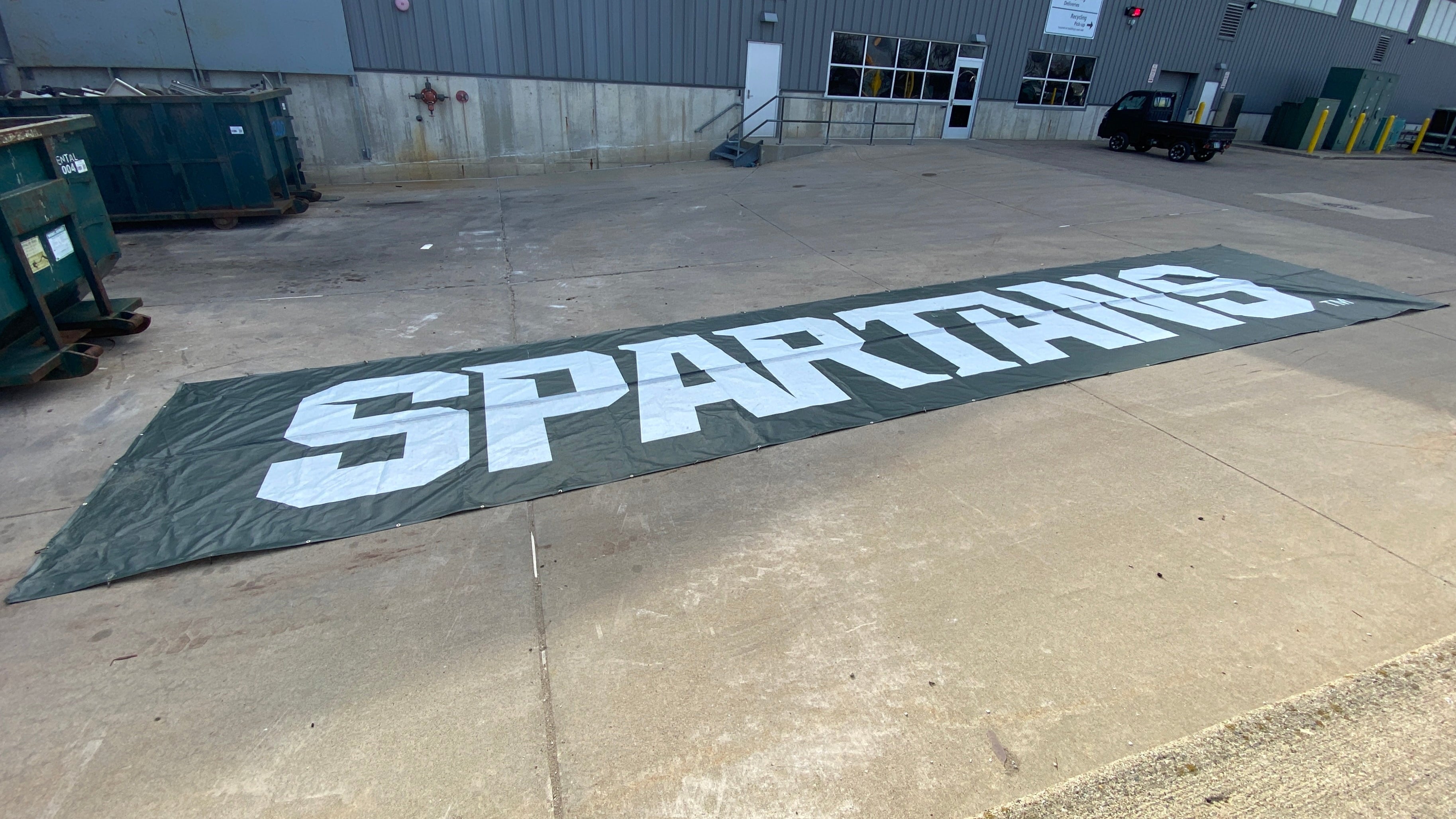 Michigan State University "Spartans" Tennis Tarp