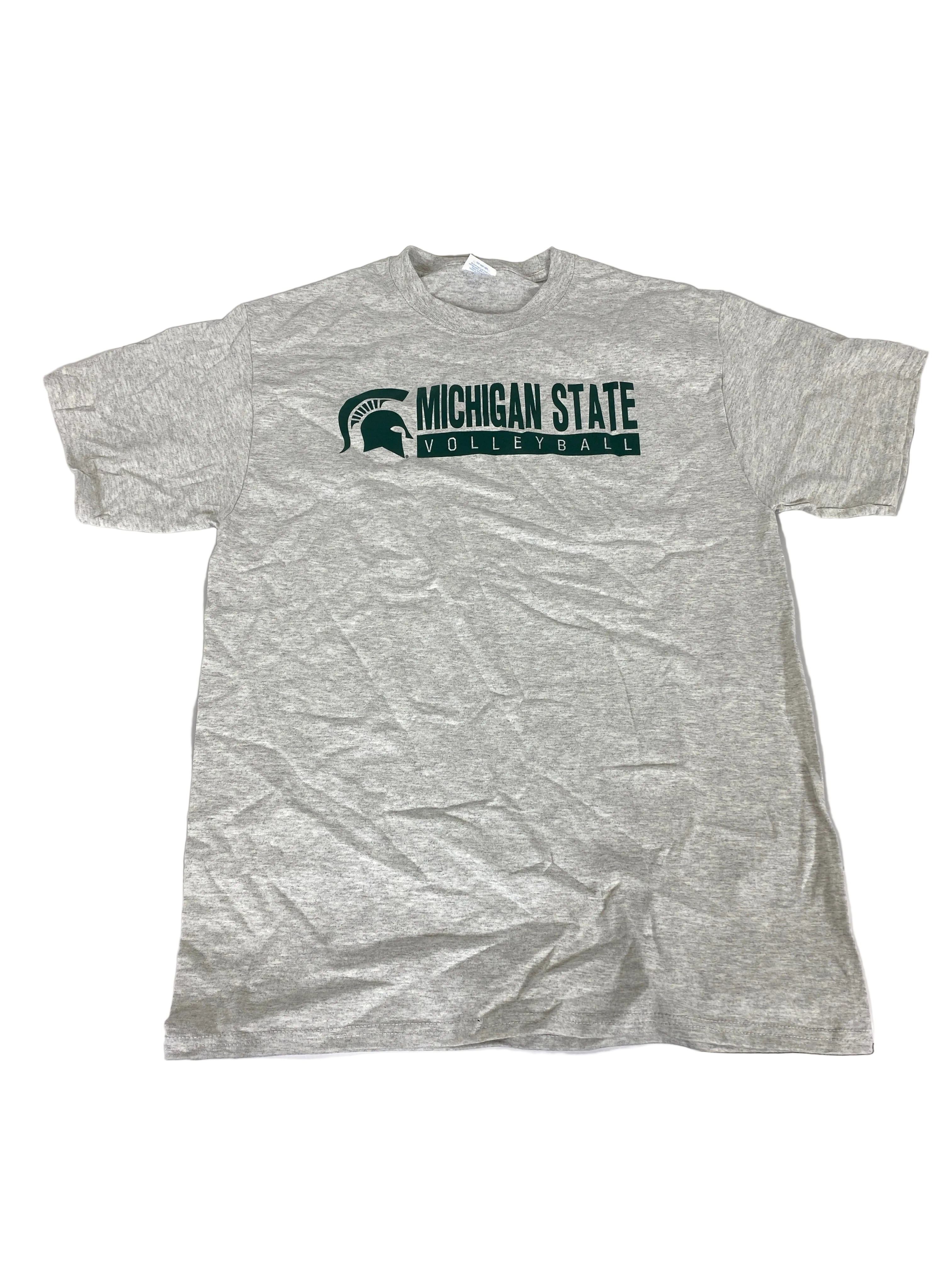 Grey Spartan Volleyball Short Sleeve T-Shirt Unisex Size M