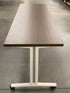 Herman Miller White Framed Wood Laminate Top Rolling Desk