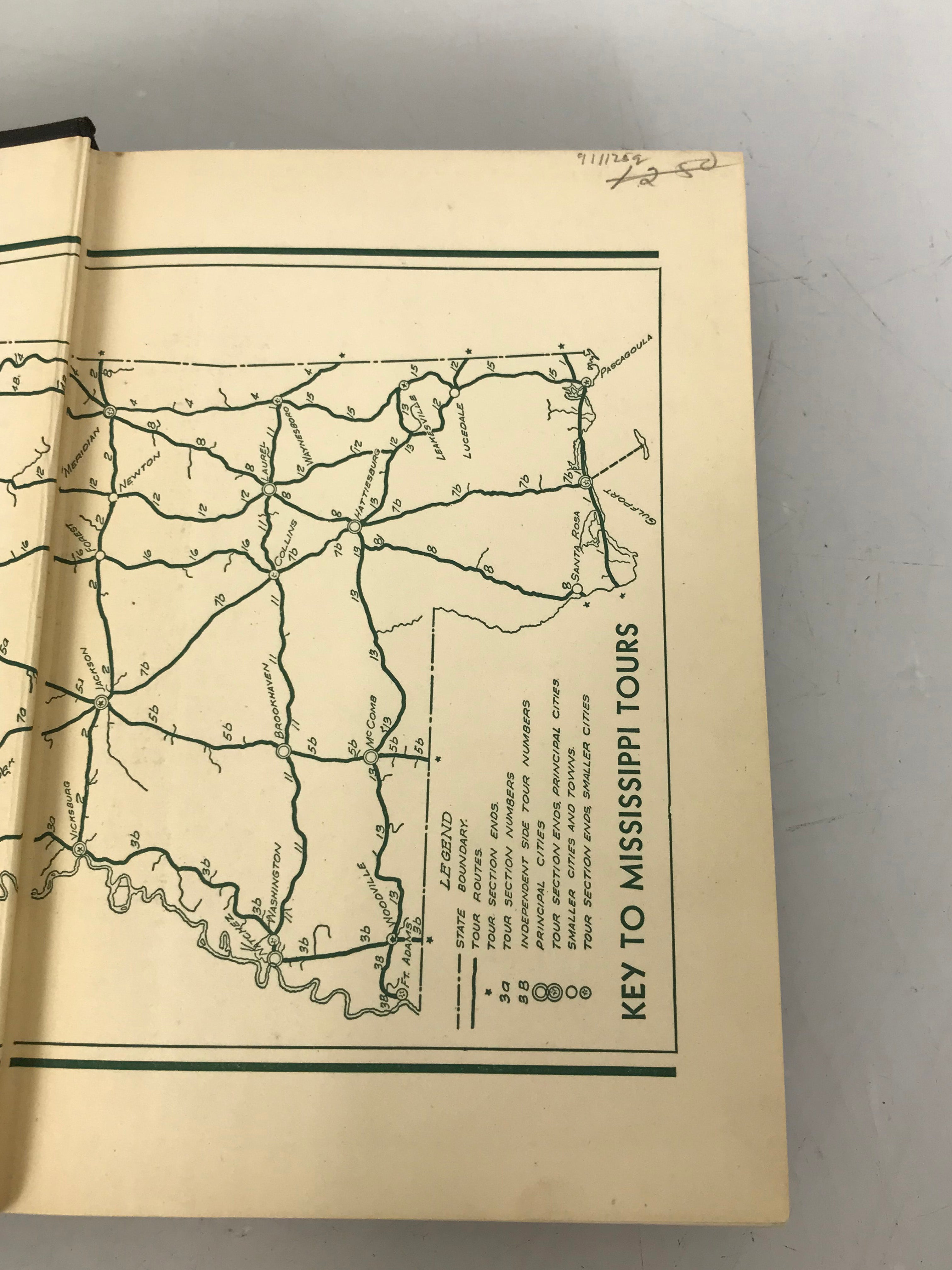 Mississippi A Guide to the Magnolia State - The American Guide Series Illustrated w/ Map 1946 HC