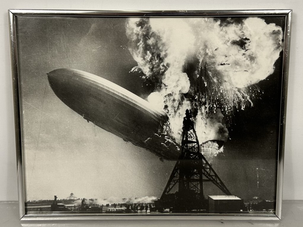14x11 Framed Picture of The Hindenburg Disaster