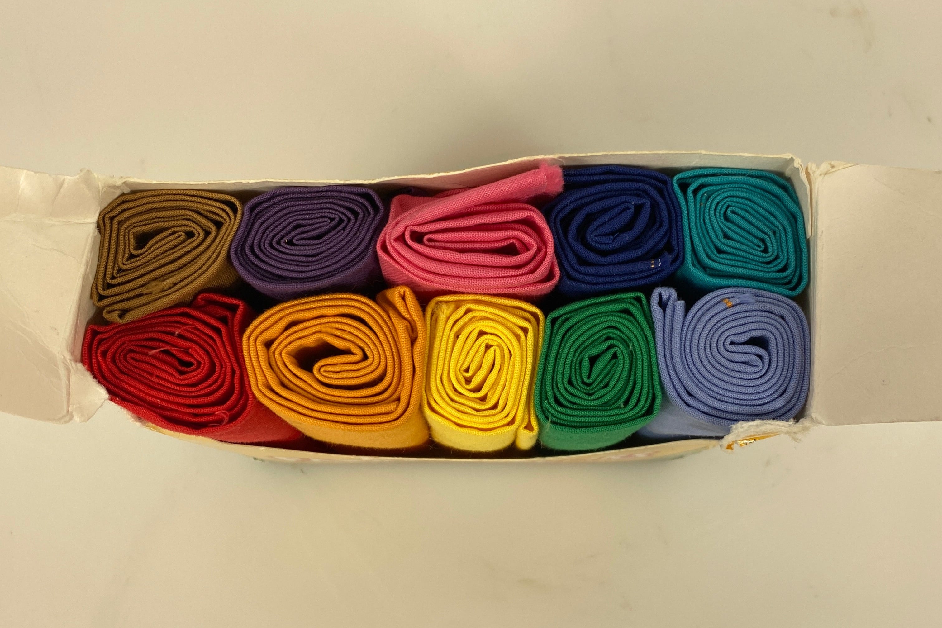 Riley Blake x Crayola Colored Fabrics 10 Pack