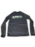 Dry Fit Gray Spartan Long Sleeve Volleyball Shirt Unisex Size M
