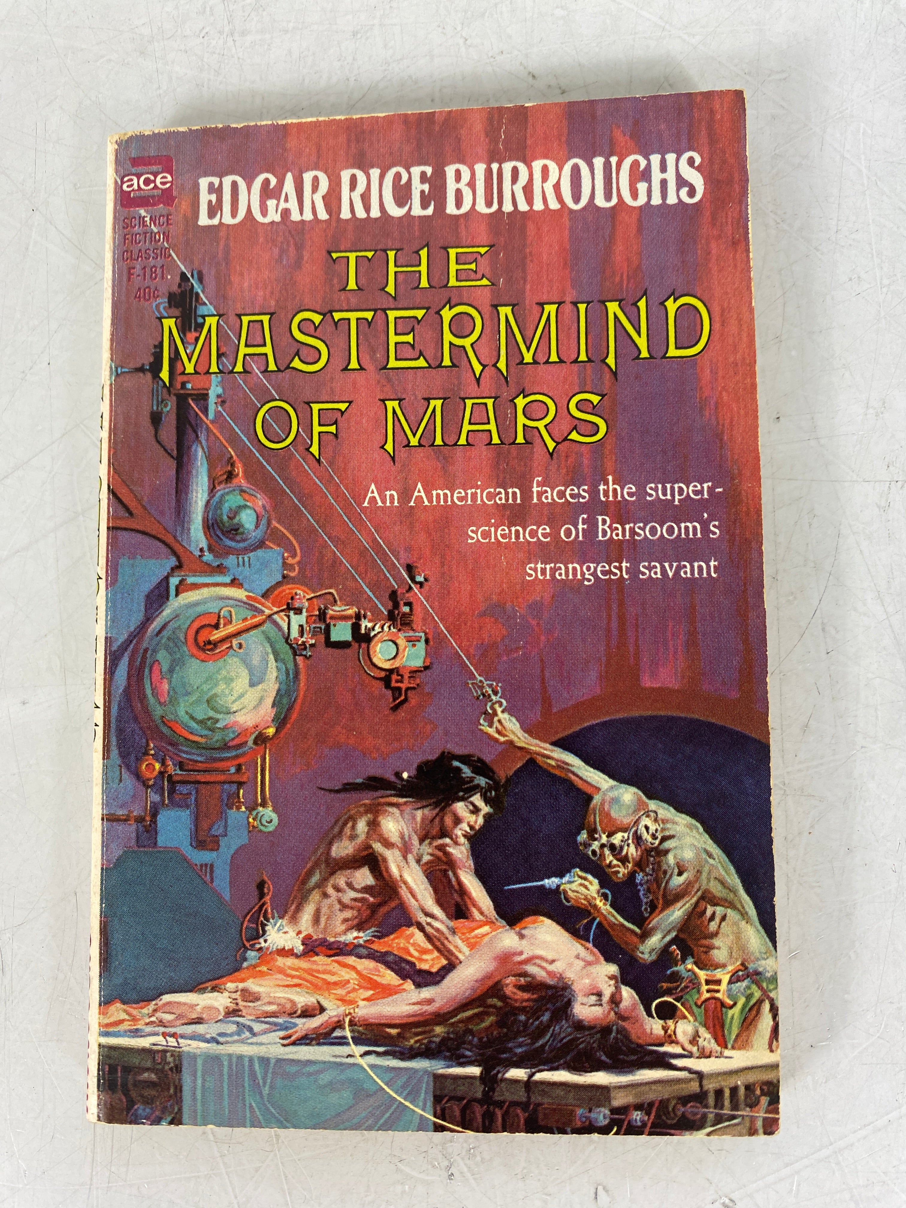 The Mastermind of Mars Edgar Rice Burroughs paperback SC