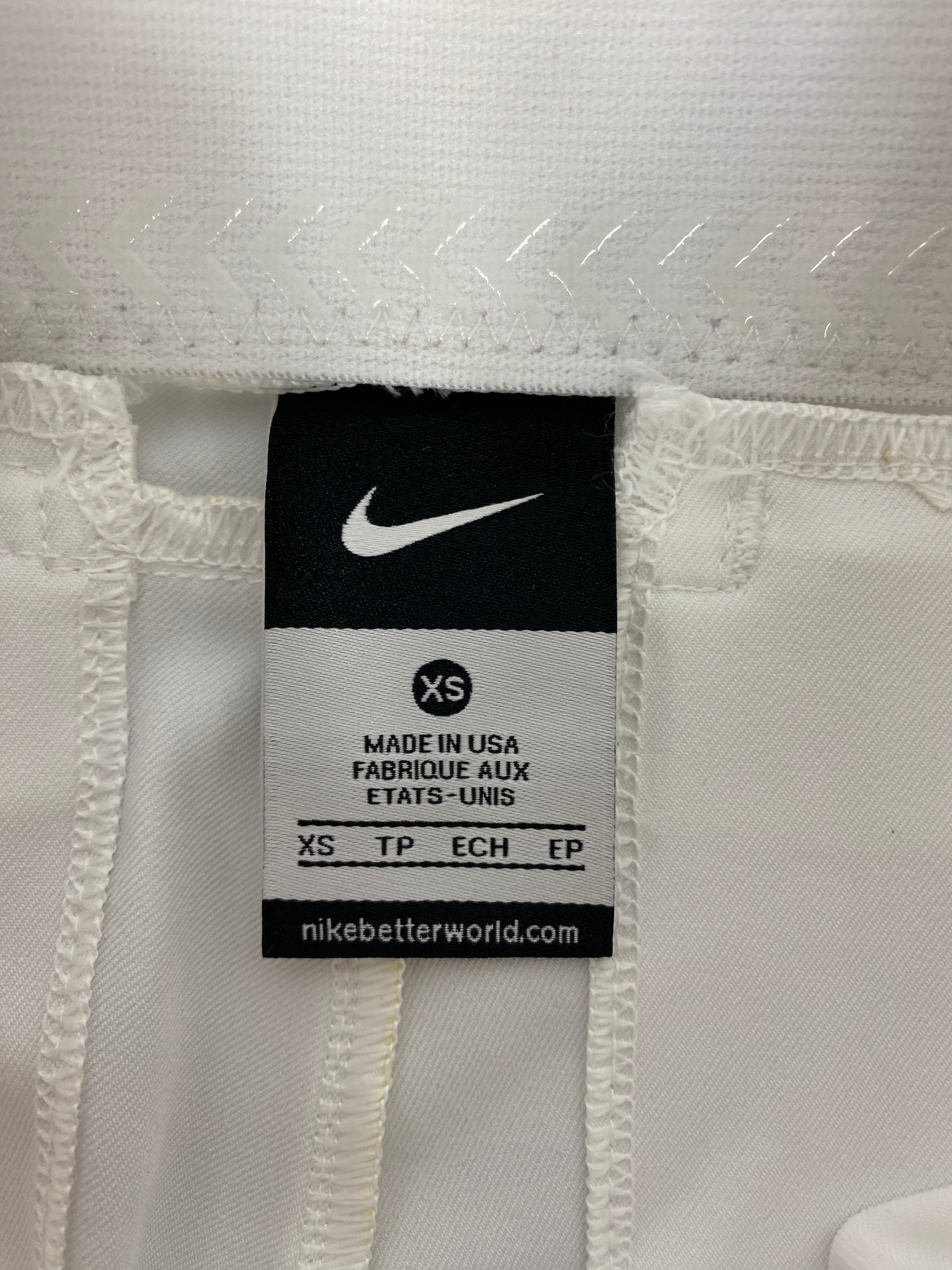 Nike Better World White Baseball Pants Men's Size XS