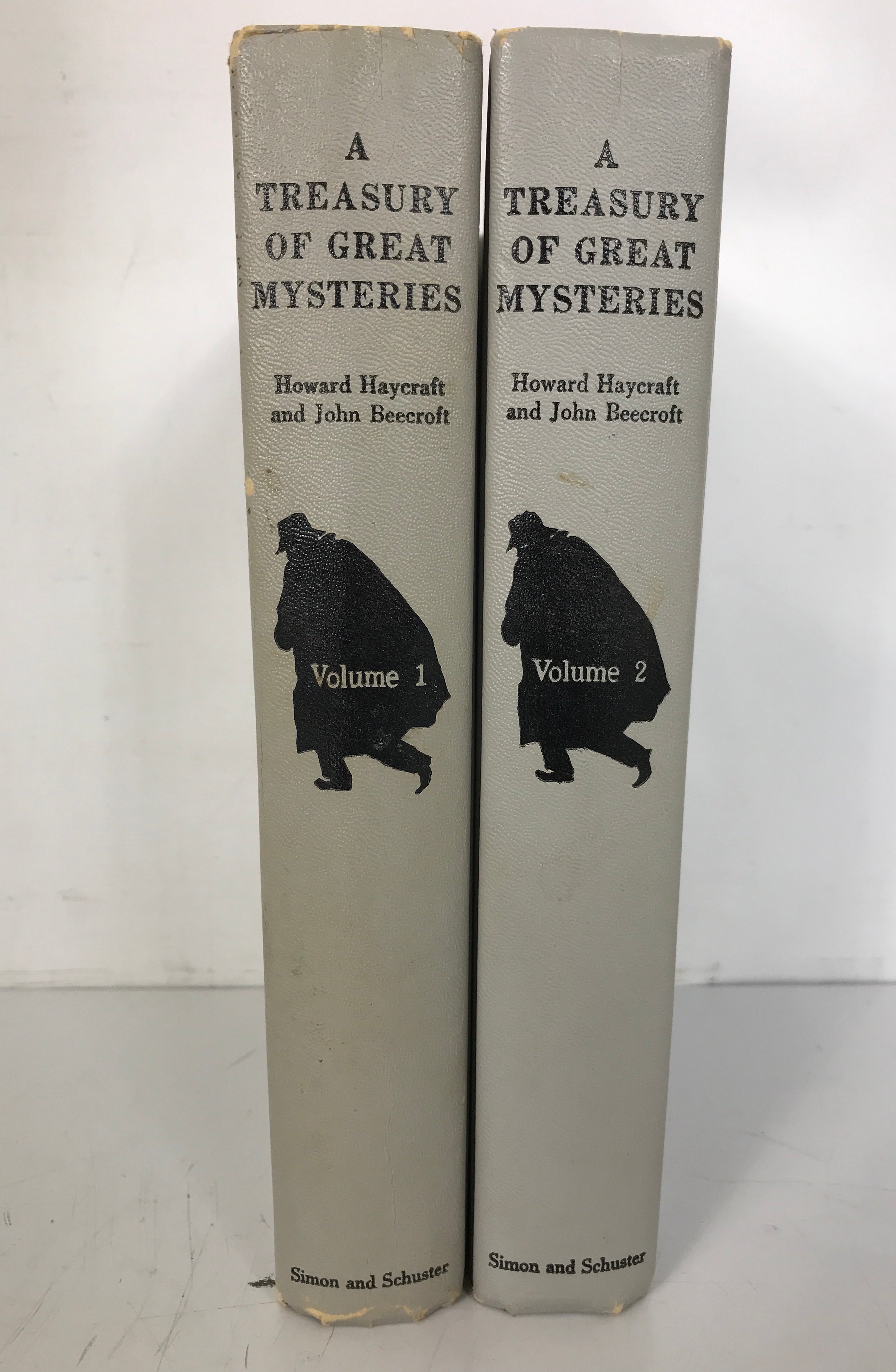 2 Vol Set: A Treasury of Great Mysteries 1957 Haycraft/Beecroft HC