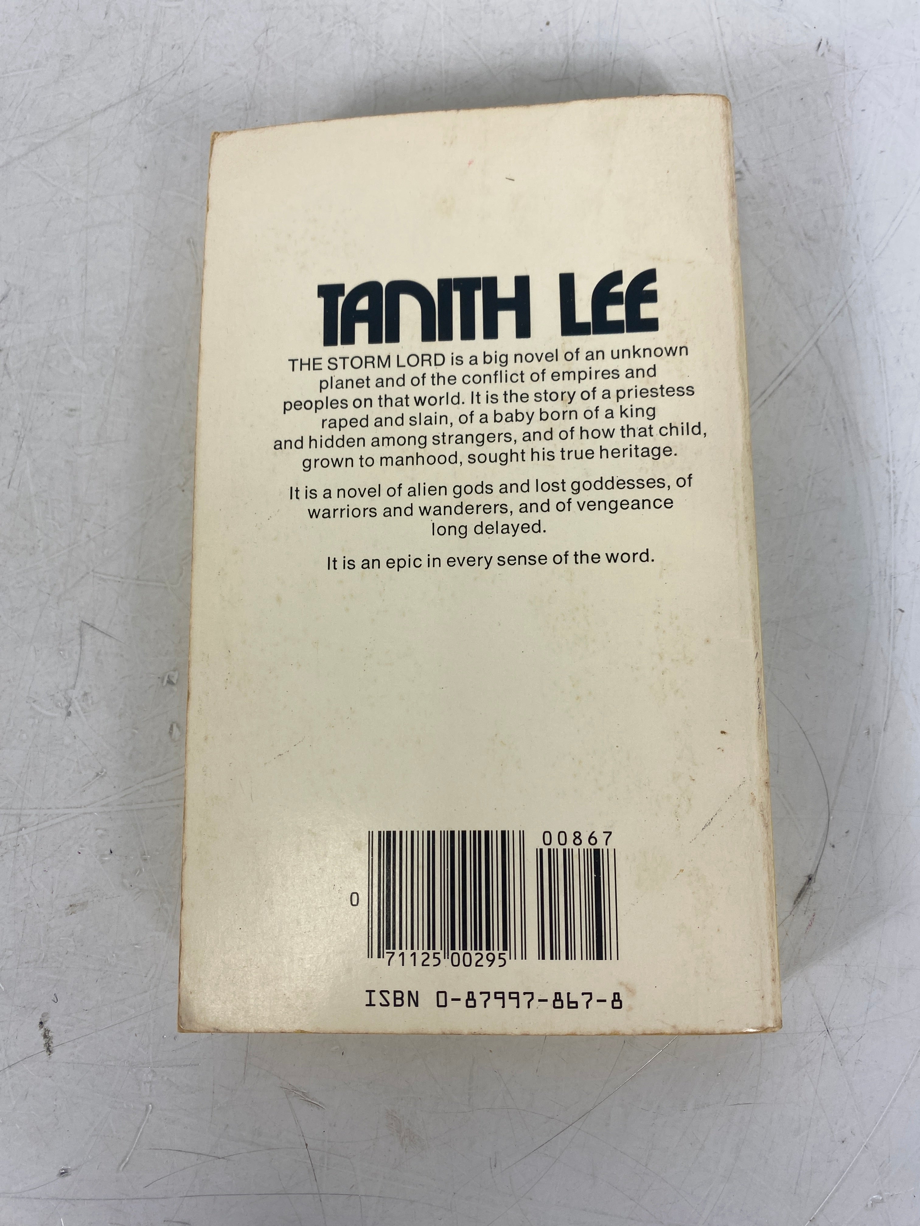 Storm Lord Tanith Lee Paperback SC