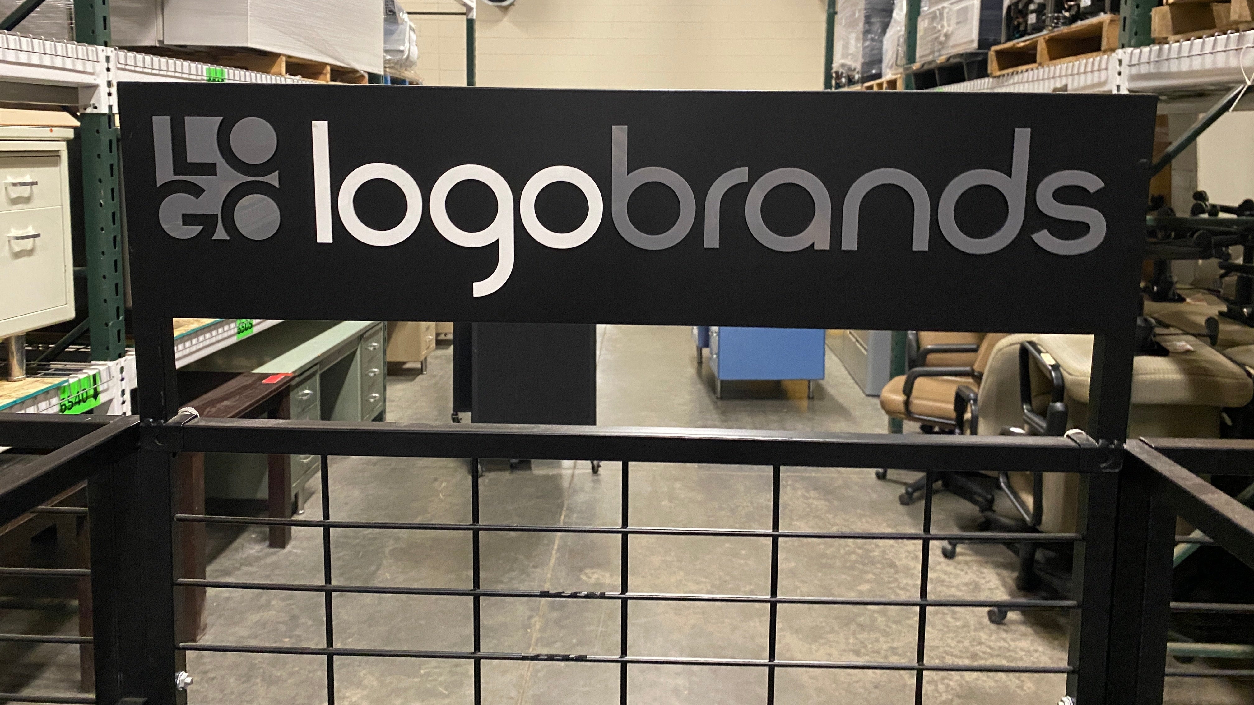 Logobrands Black Display Rack on Wheels