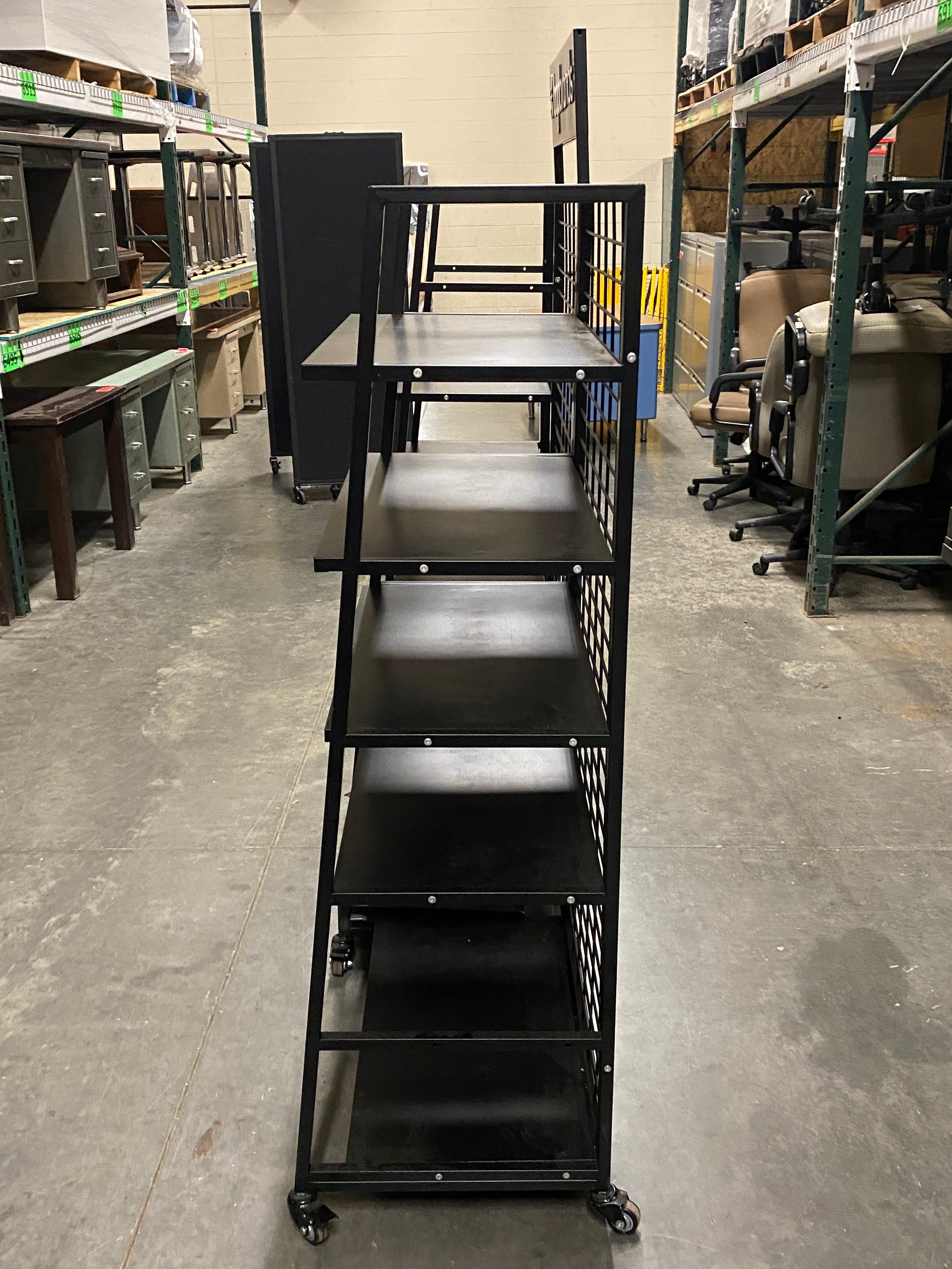 Logobrands Black Display Rack on Wheels