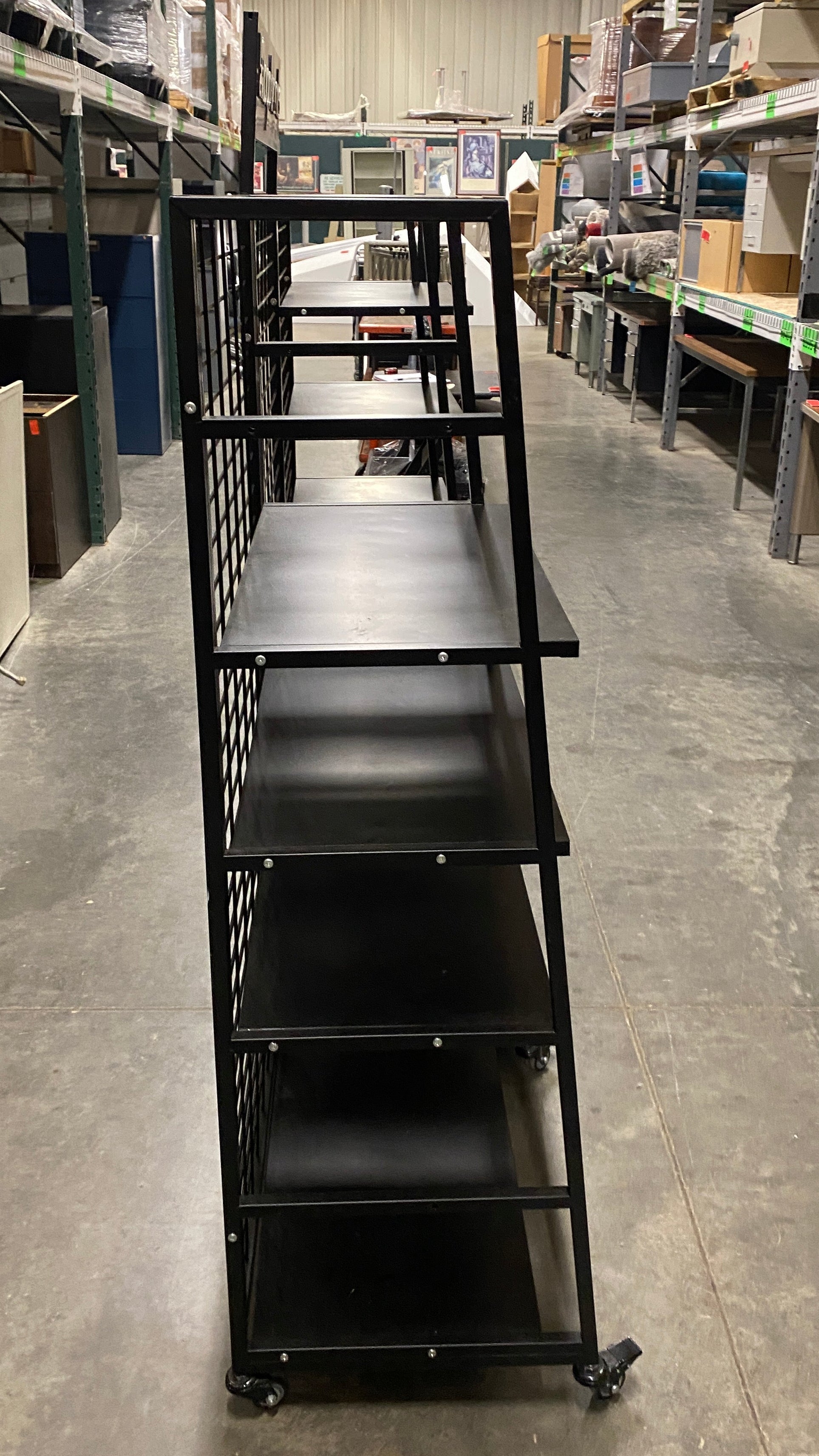 Logobrands Black Display Rack on Wheels