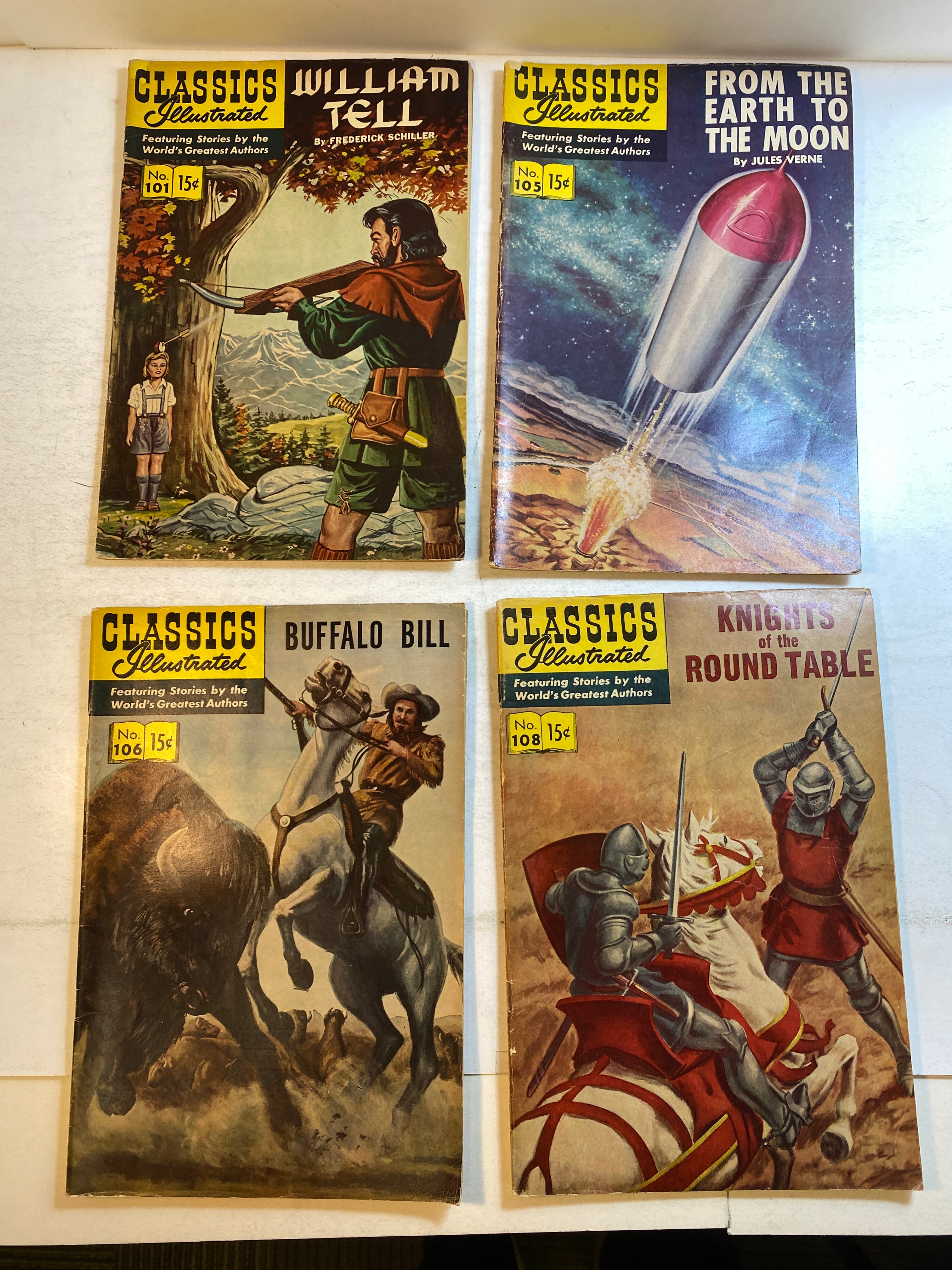 Lot of 9 Classics Illustrated 69-108