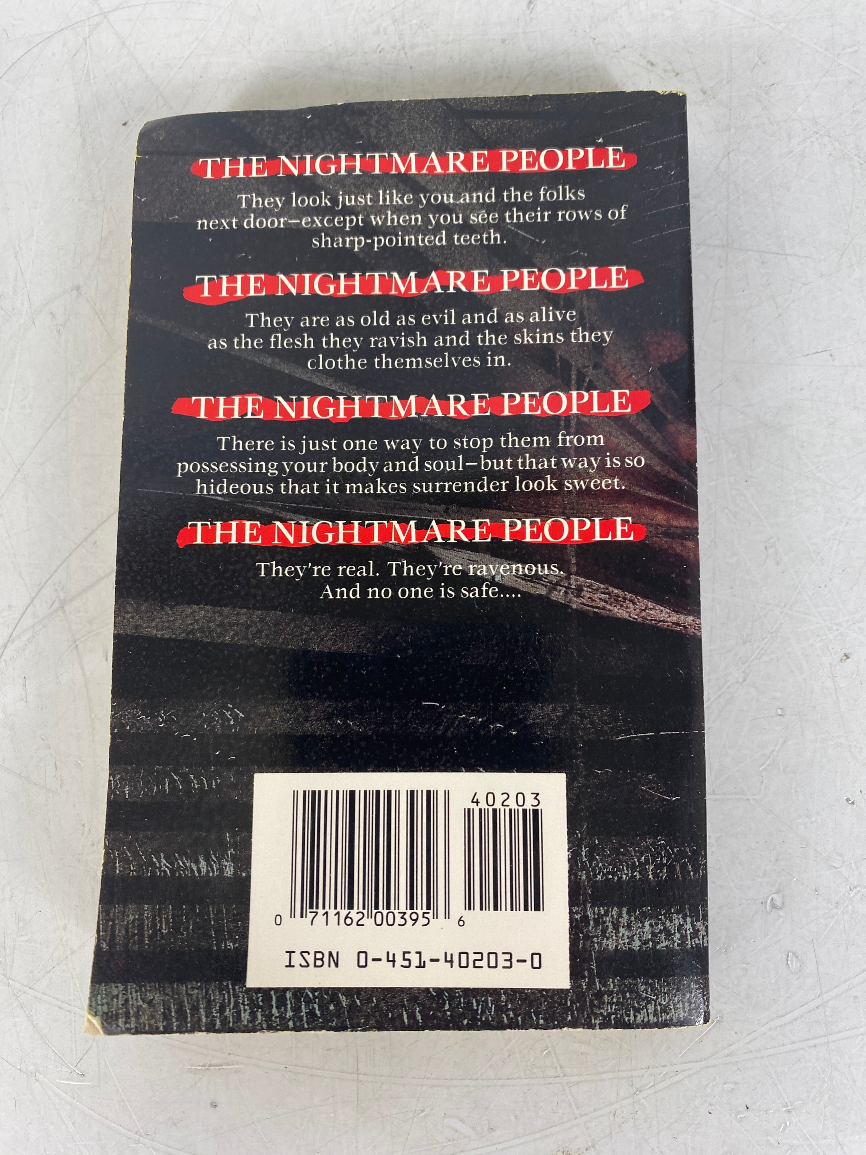The Nightmare People Lawrence Watt-Evans Paperback SC