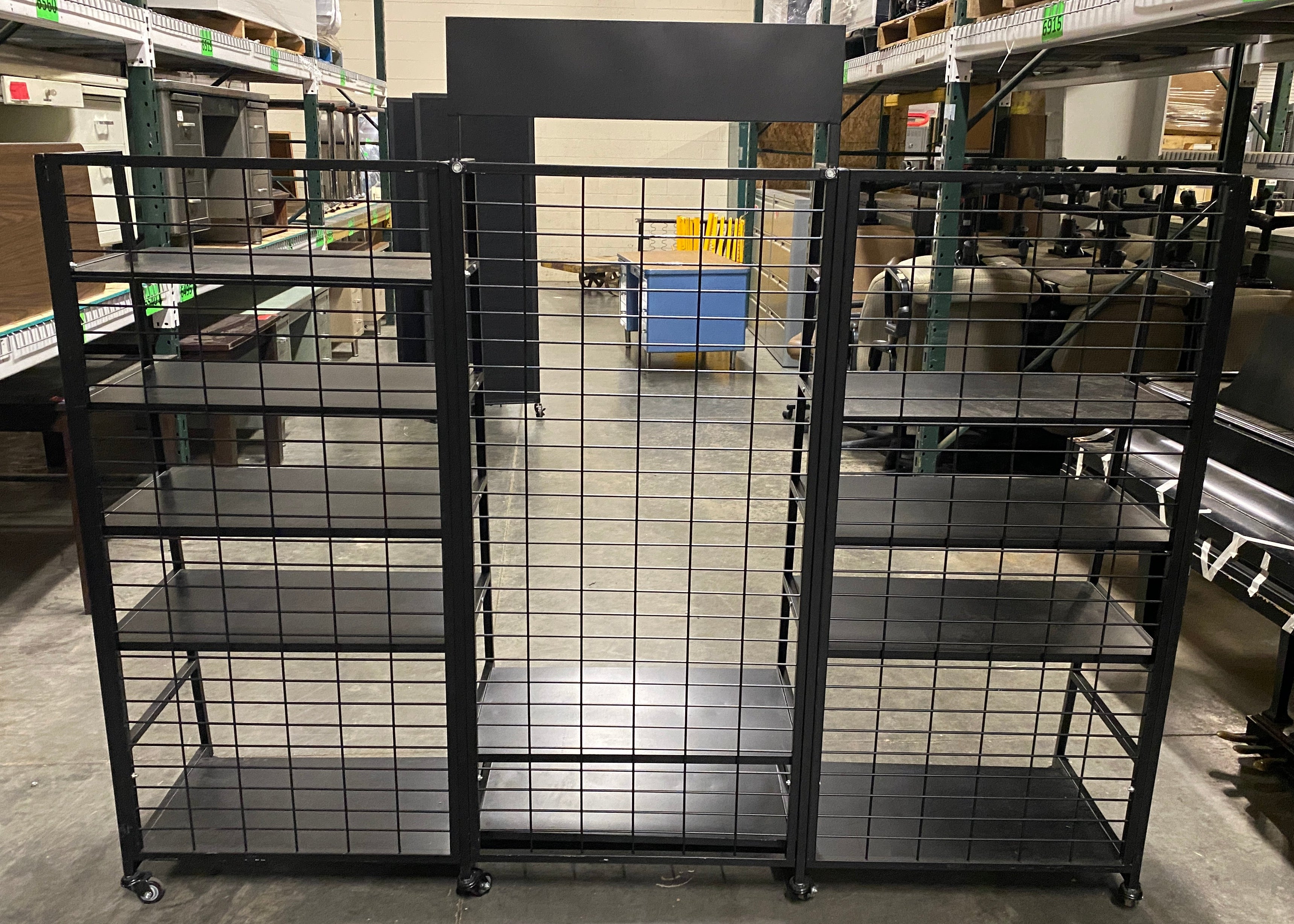 Logobrands Black Display Rack on Wheels
