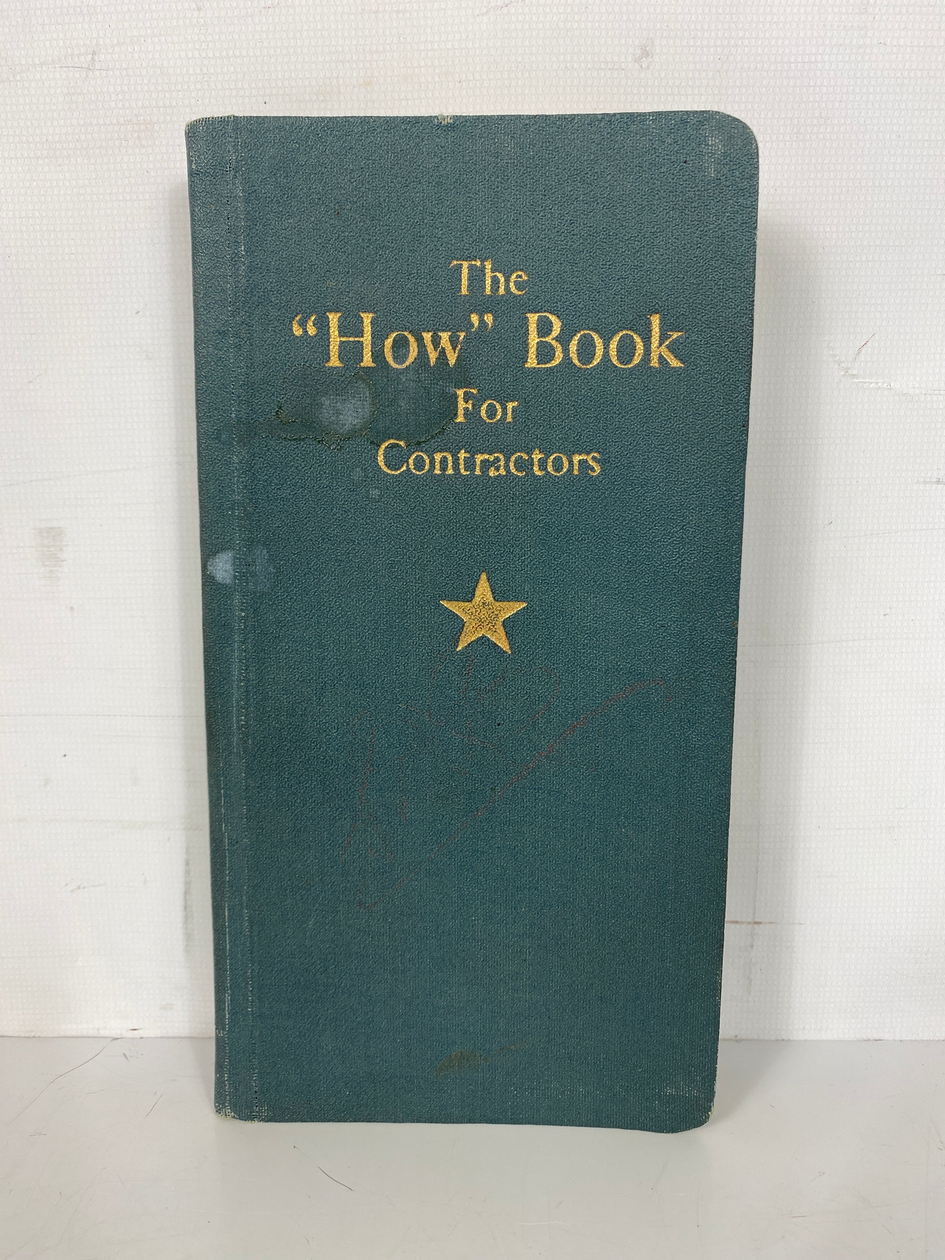 The "How" Book for Contractors 1914 Fifth Edition Antique SC