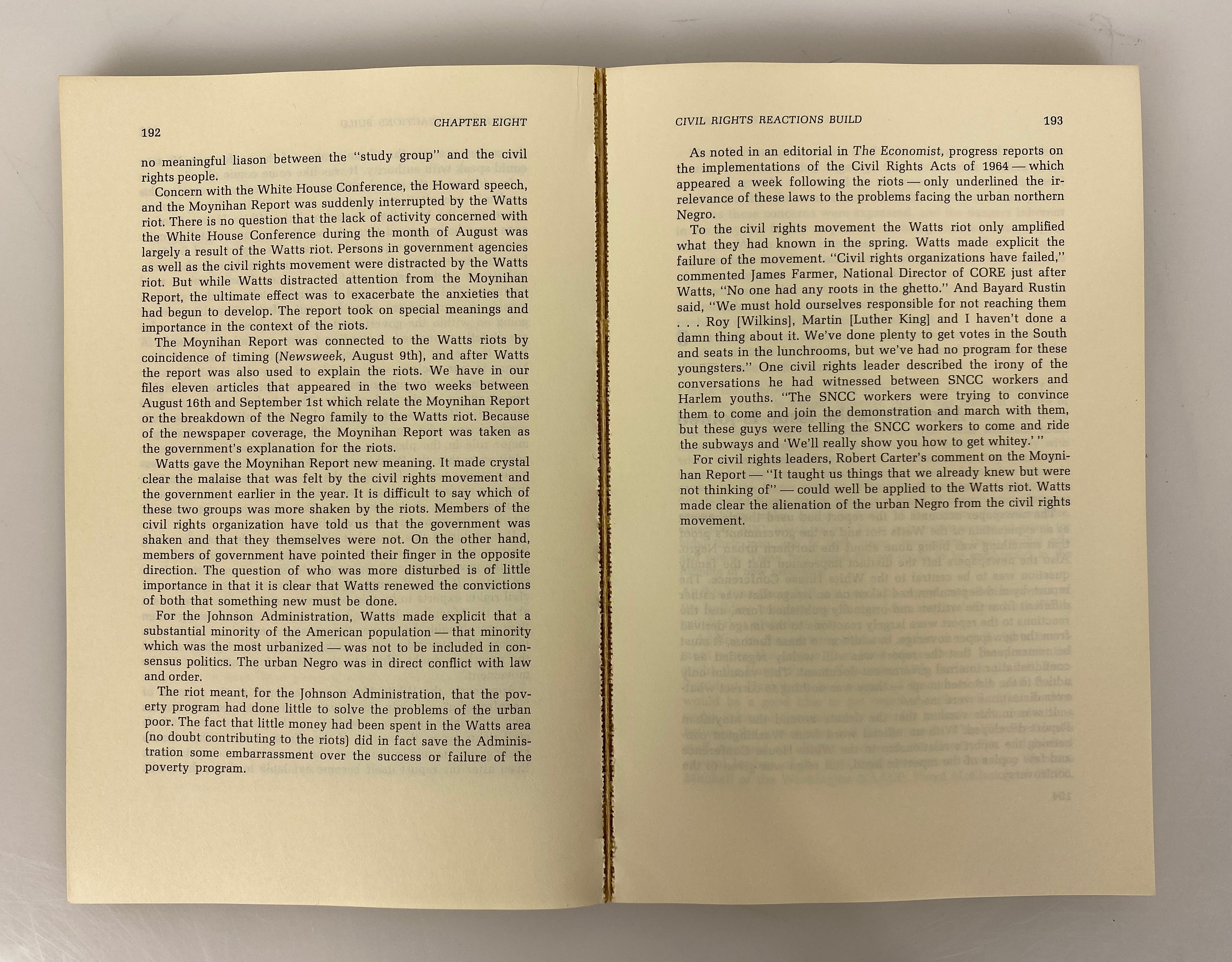 The Moynihan Report & the Politics of Controversy 1968 3rd PB Printing