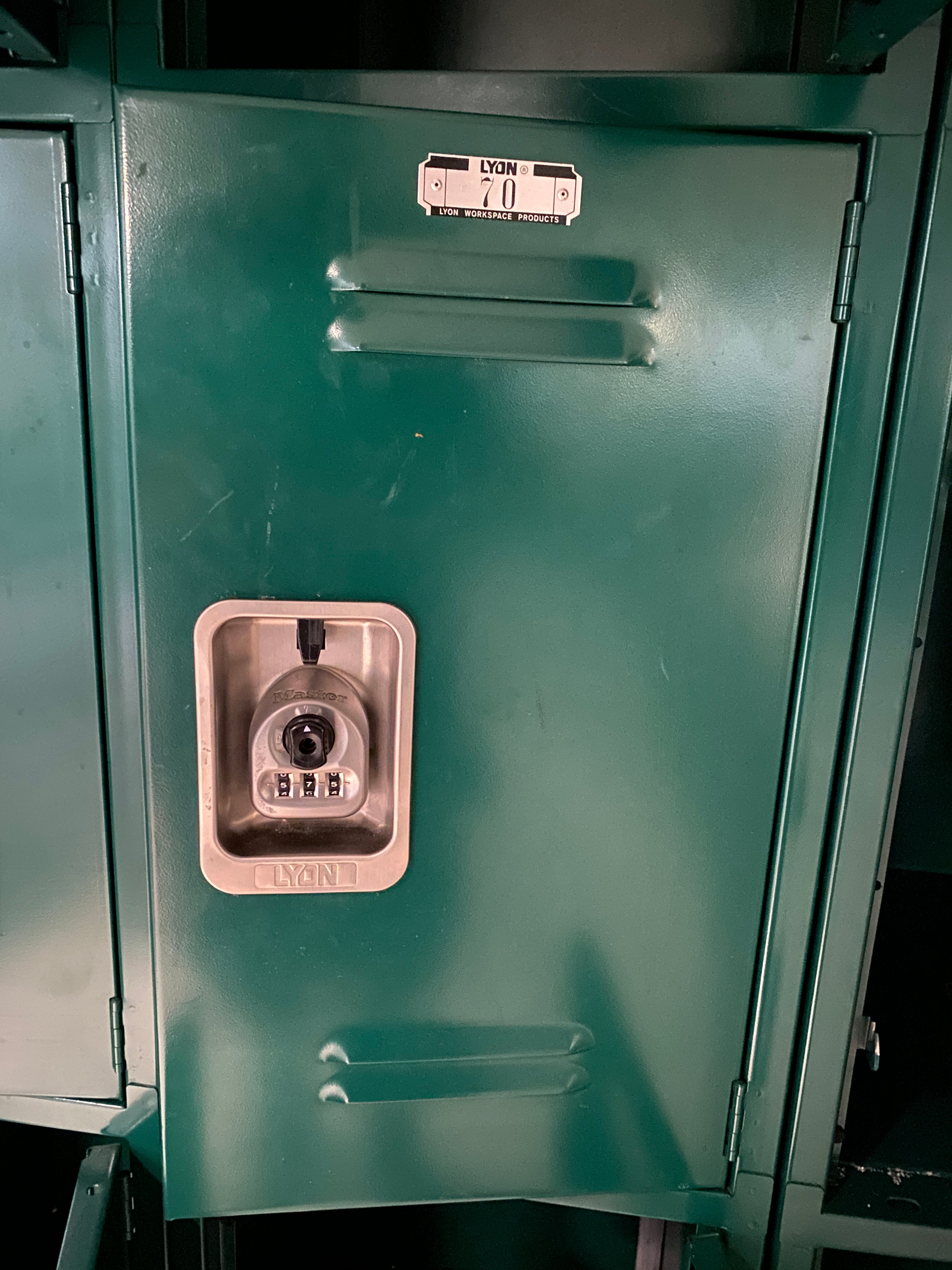 Gym Lockers With Public Locks #4
