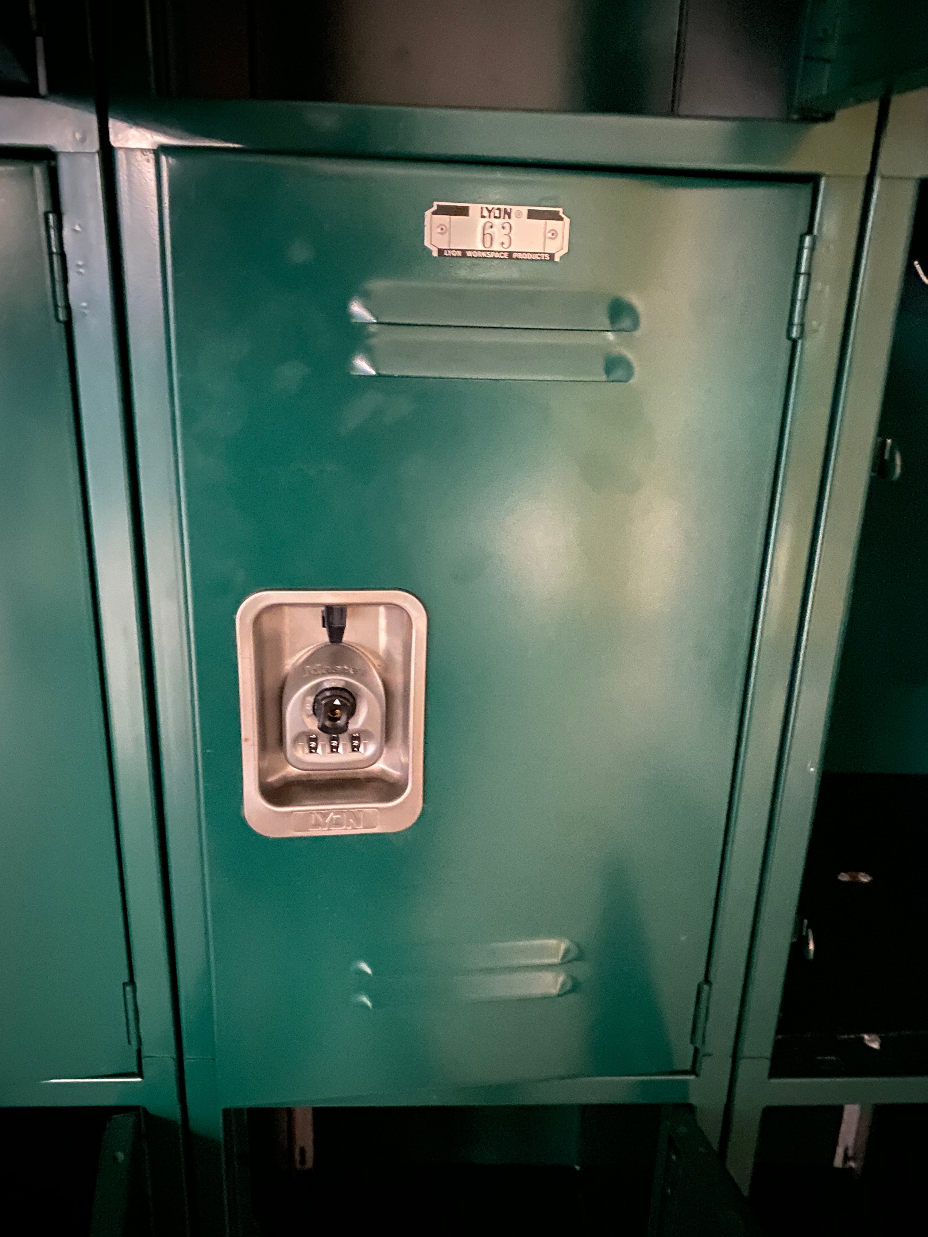 Gym Lockers With Public Locks #2