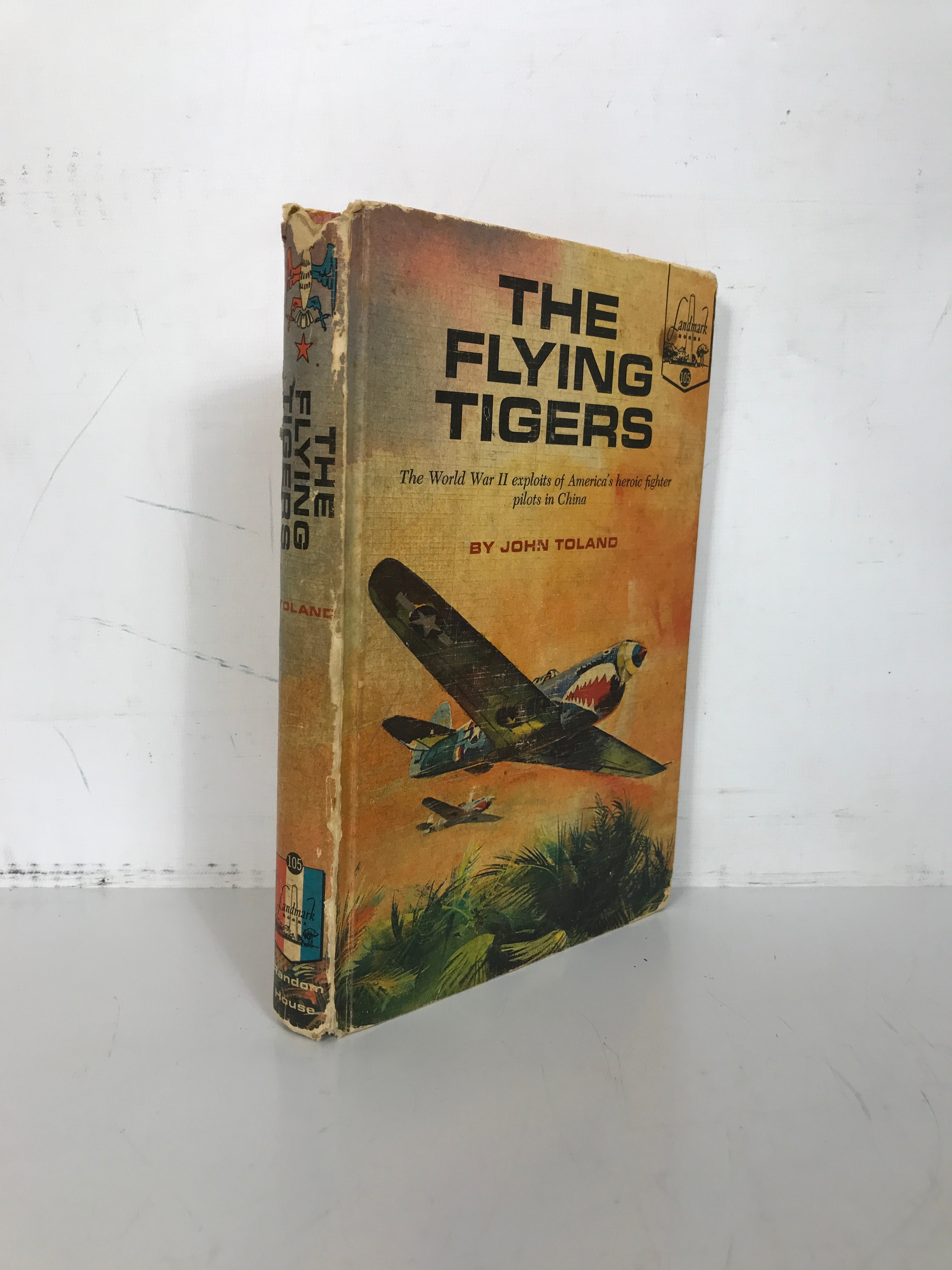 The Flying Tigers by John Toland 1963 HC WWII Fighter Pilots