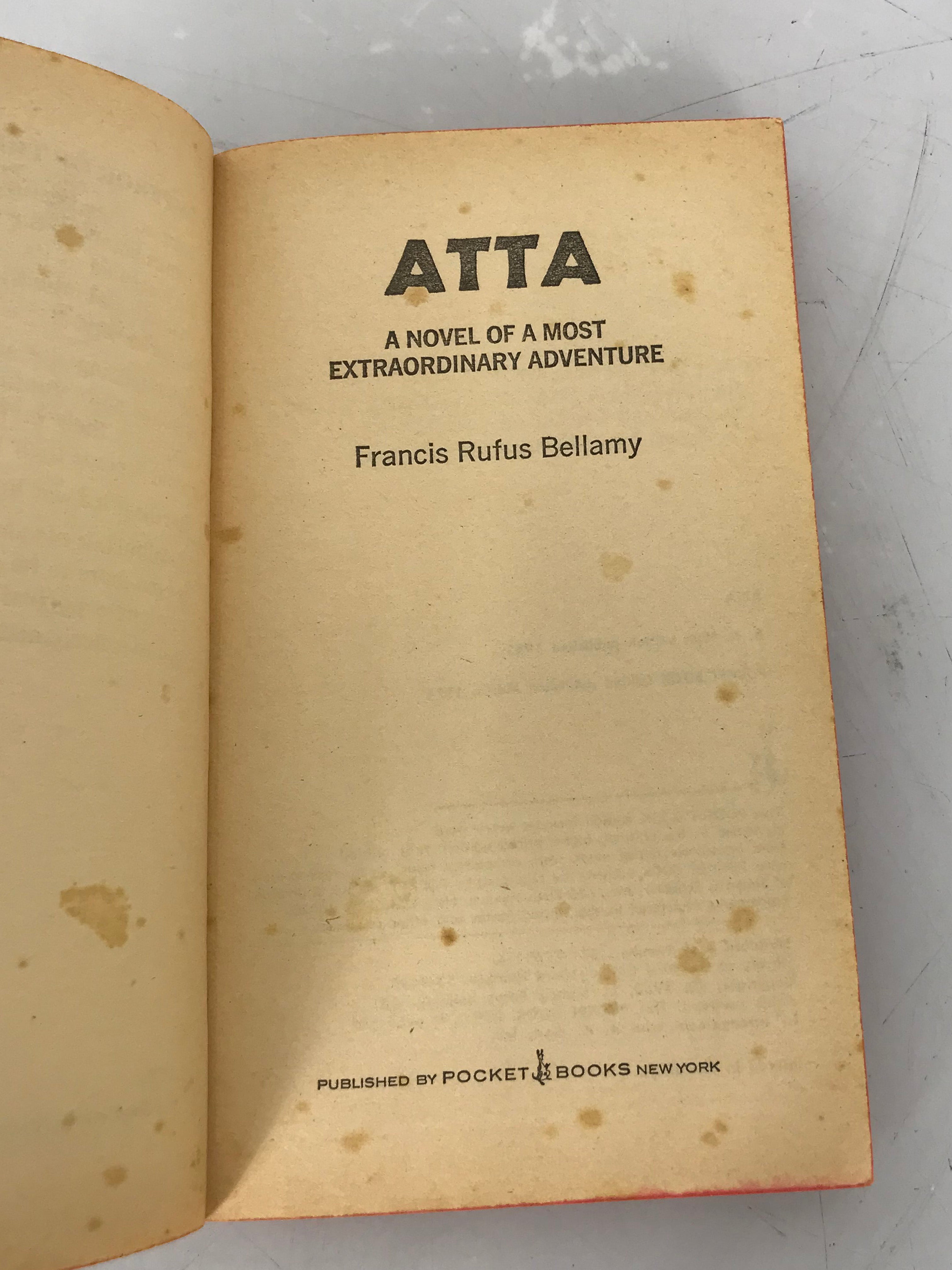 Atta by Frances Rufus Bellamy 1974 Pocket Books PB