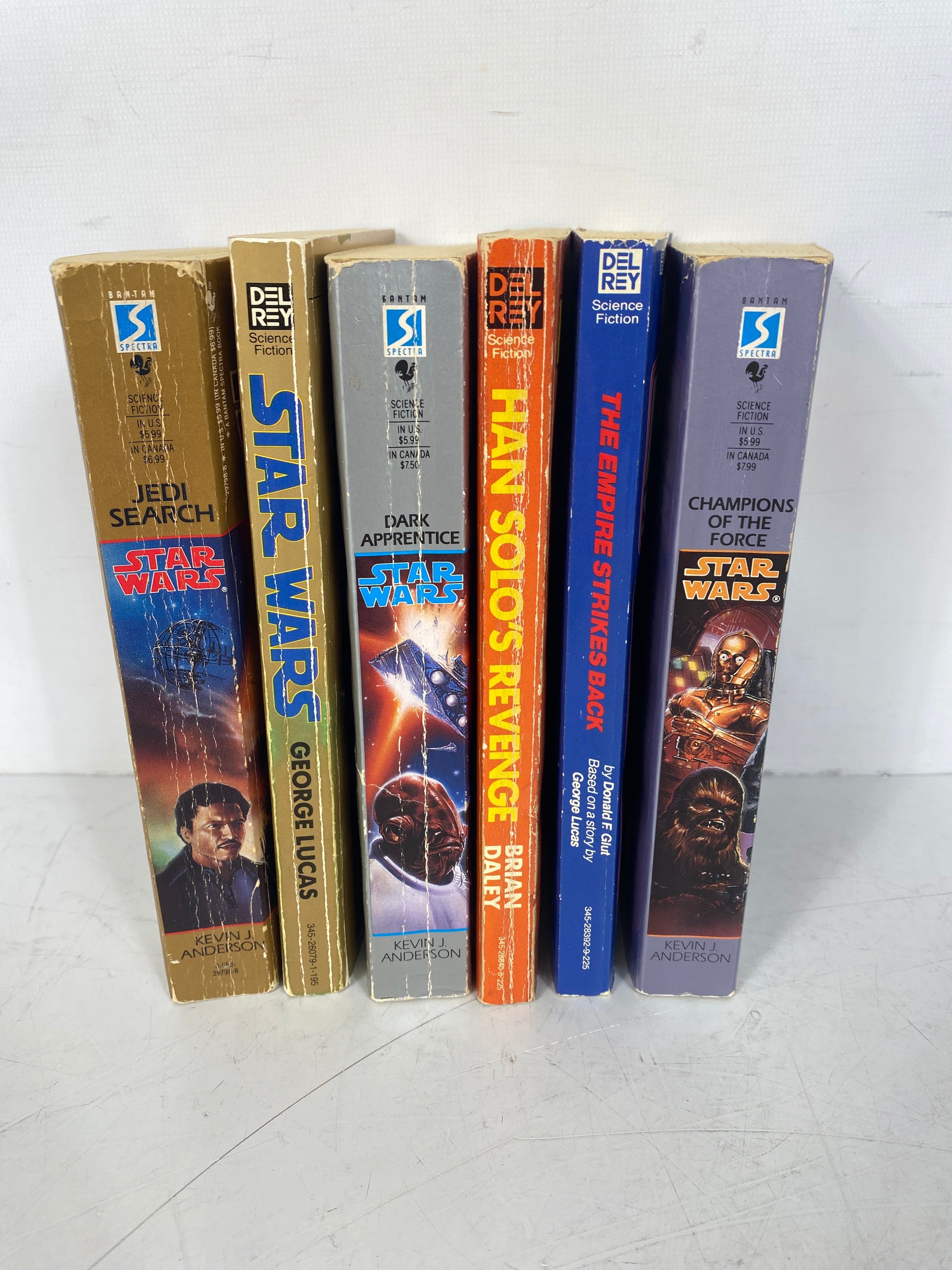 Lot of 6 Star Wars Paperbacks SC