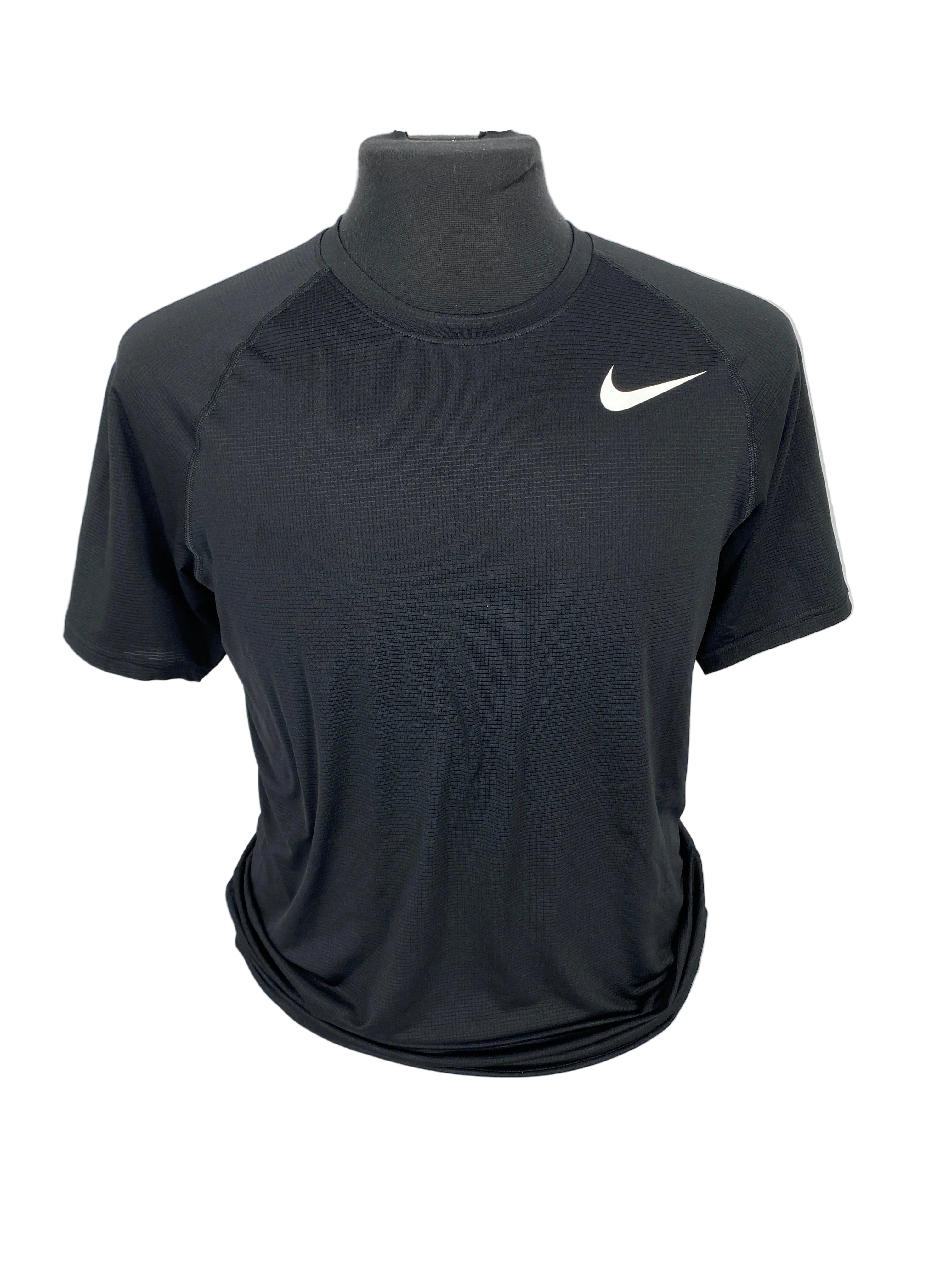 Nike Pro Dri-Fit Black Short-Sleeved Athletic Training Shirt Men's Size L *New*