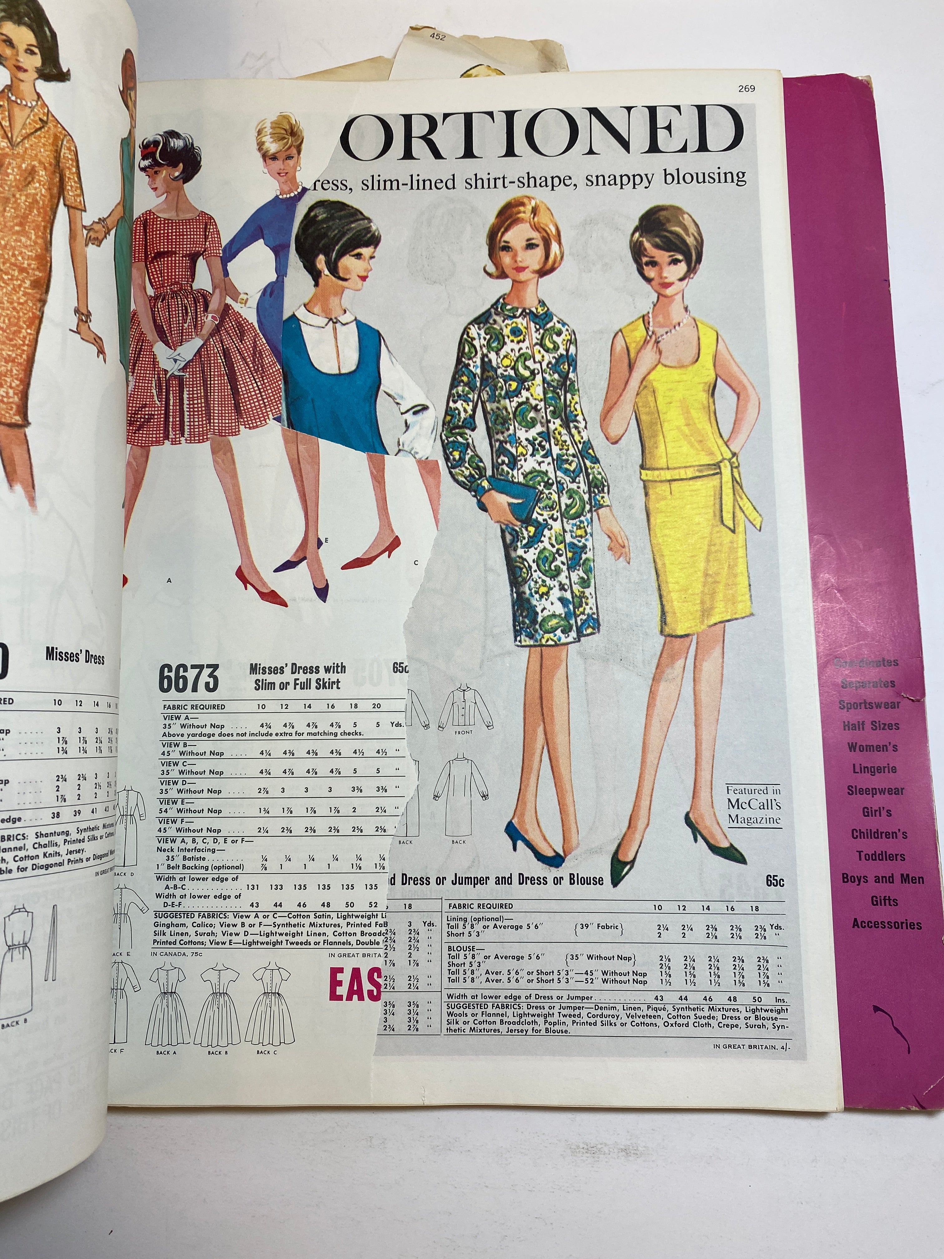McCall's February 1965 Counter Catalog Book