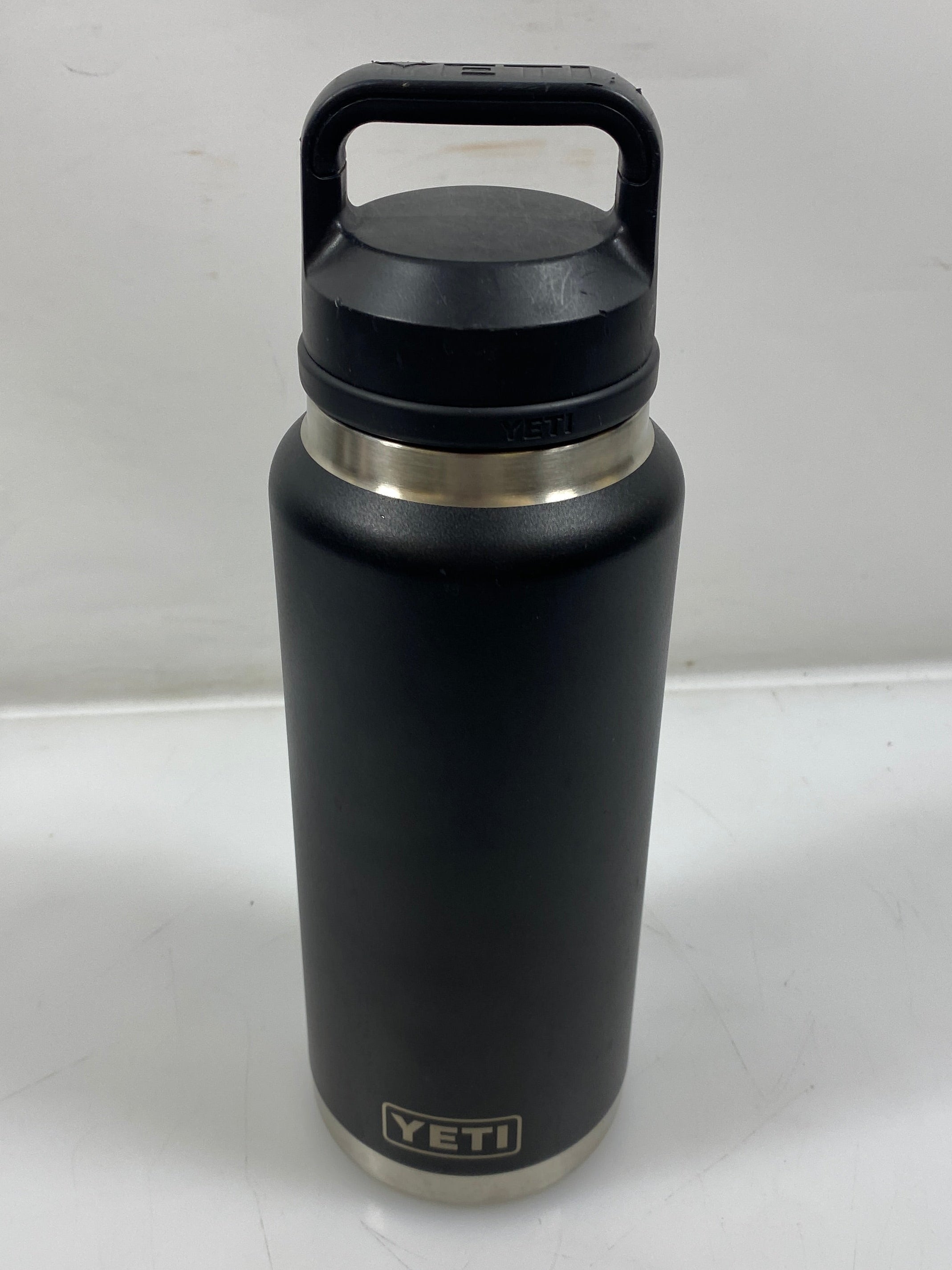 Yeti Rambler Black 36oz "Spartans" Water Bottle