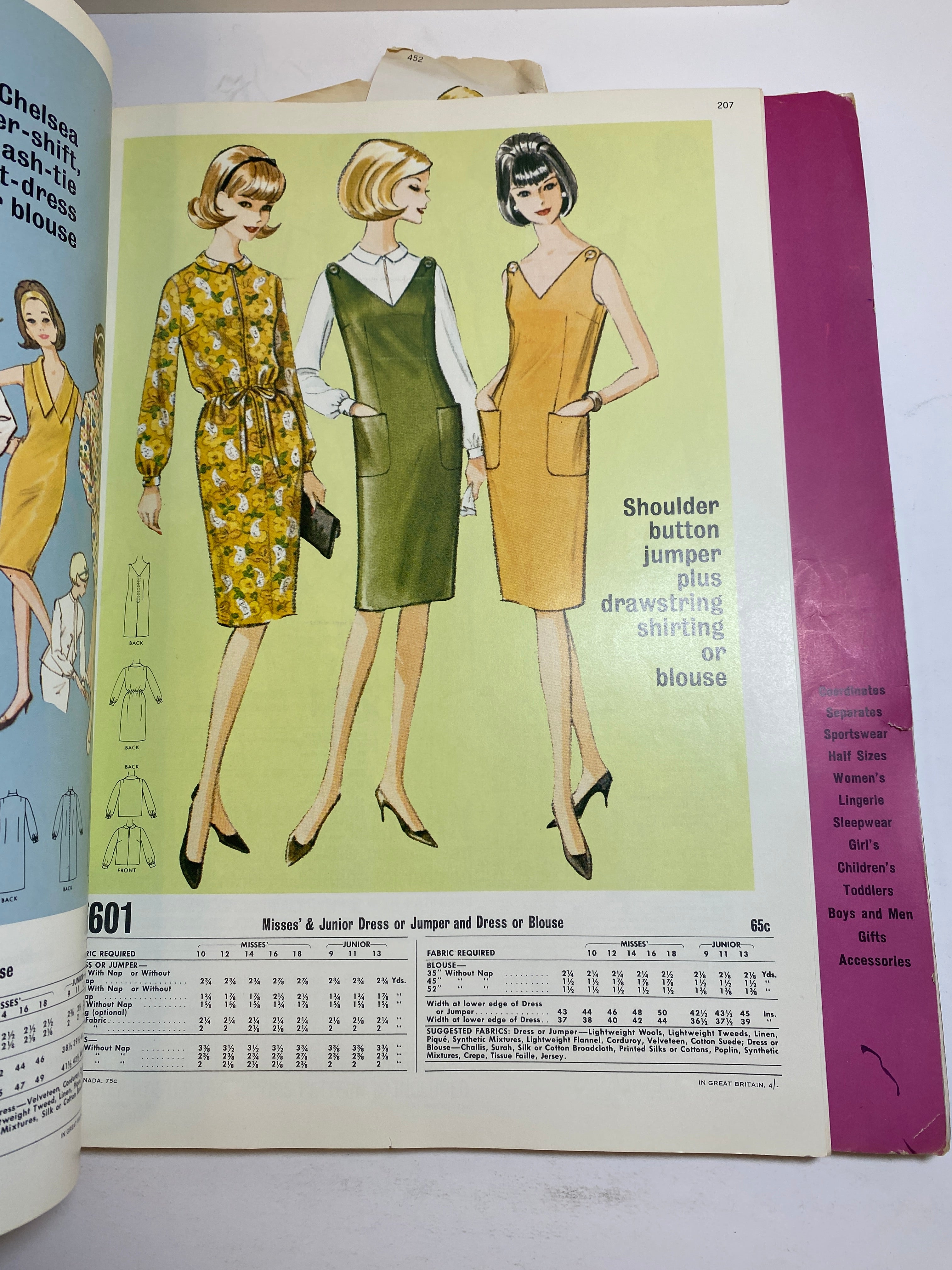 McCall's February 1965 Counter Catalog Book