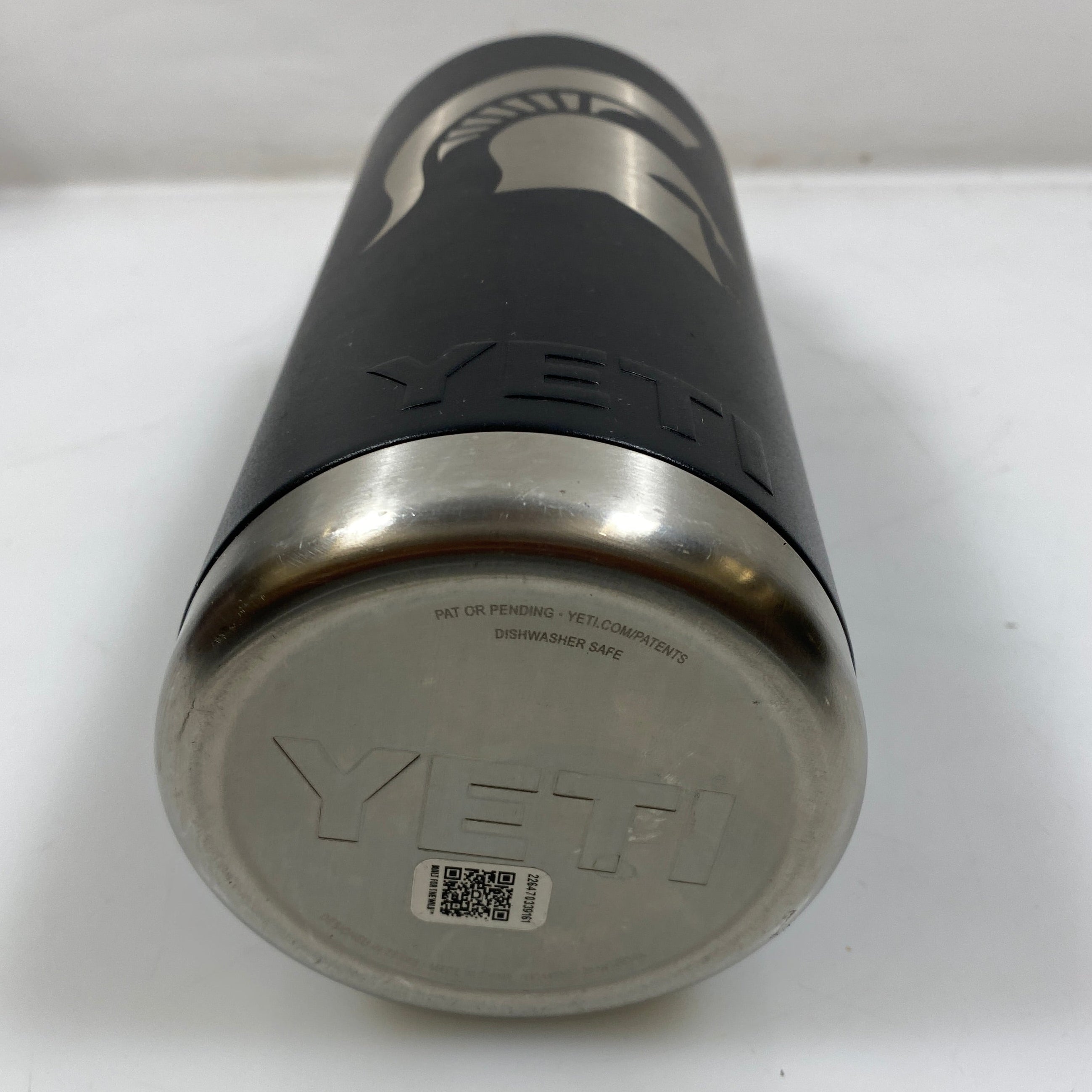 Yeti Rambler Black 36oz "Spartans" Water Bottle
