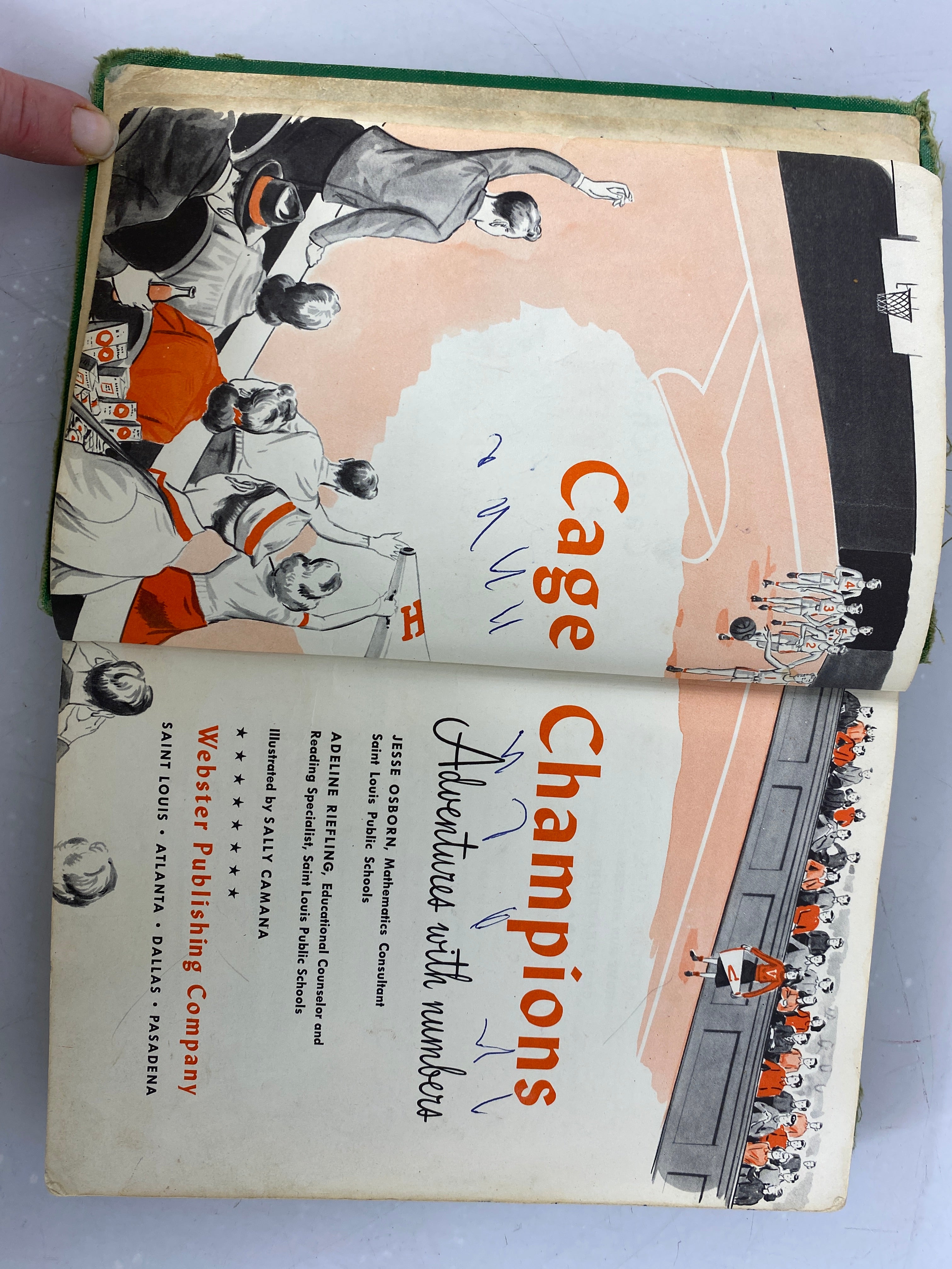 Cage Champions Adventures With Numbers Osborn and Riefling 1953 HC