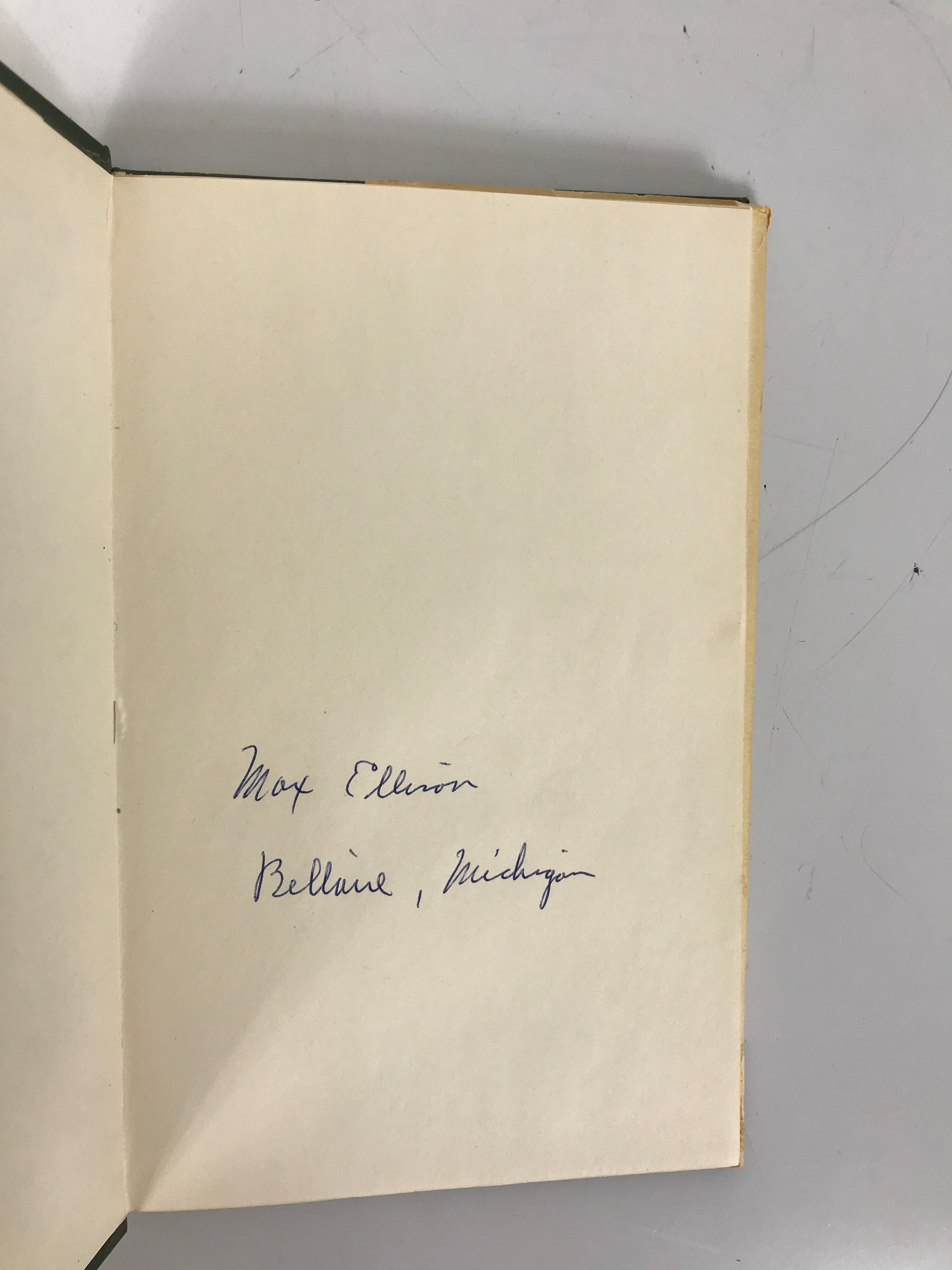 The Underbark by Max Ellison Signed Bellaire, MI 1969 First Edition HC DJ