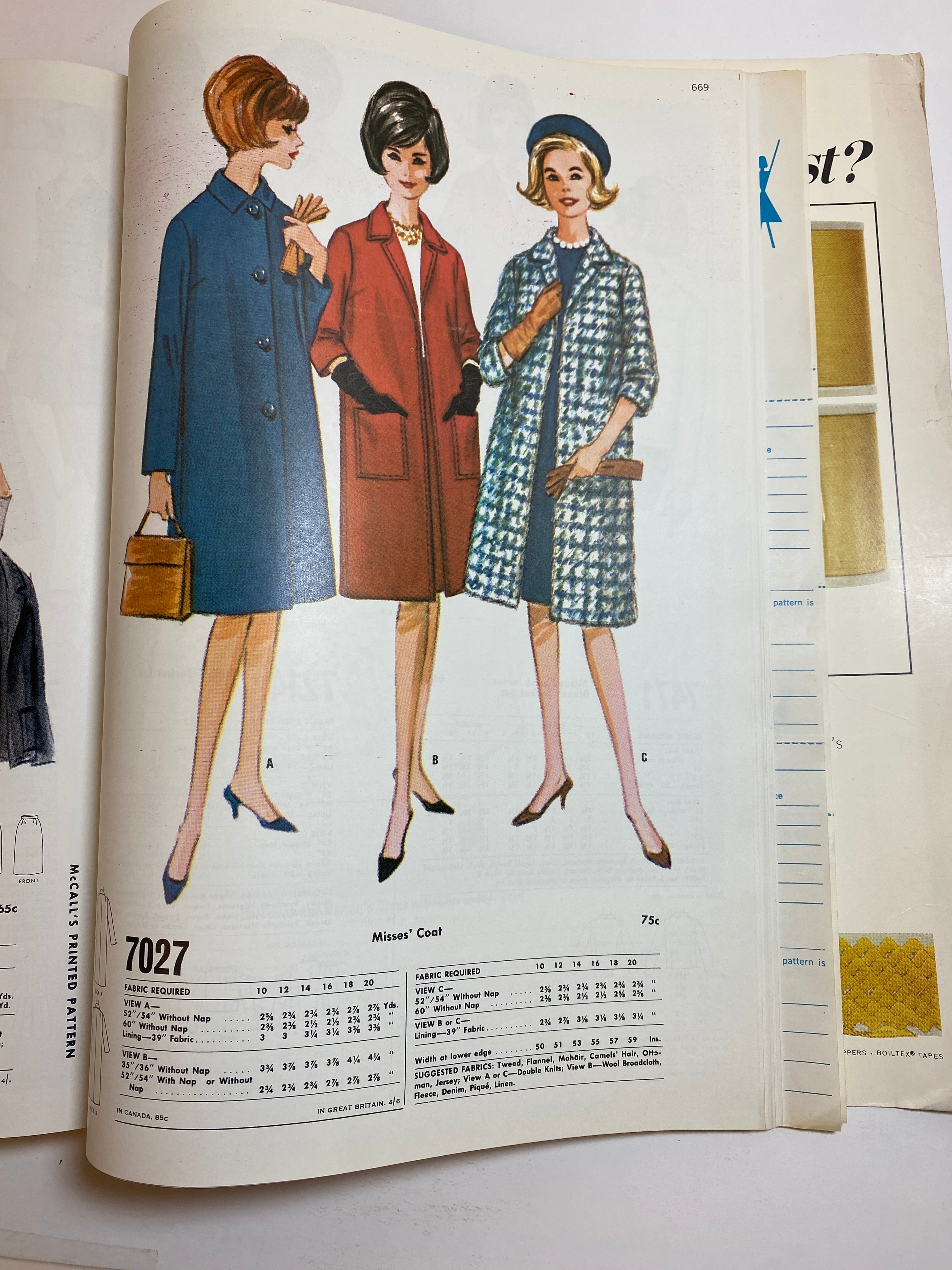 McCall's February 1965 Counter Catalog Book