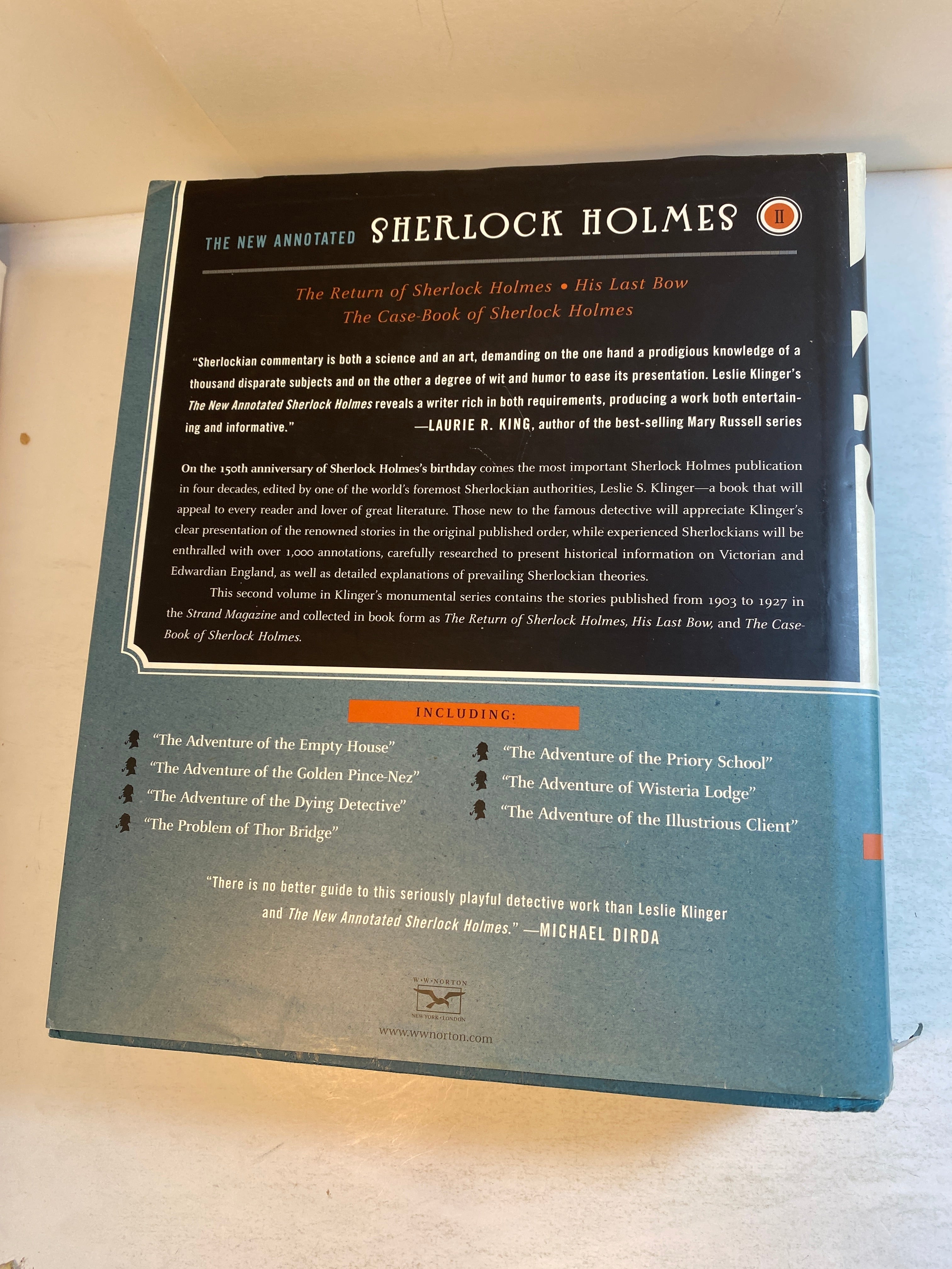 Collection of 3 Norton Sherlock Holmes New Annotated 2005 Slipcases