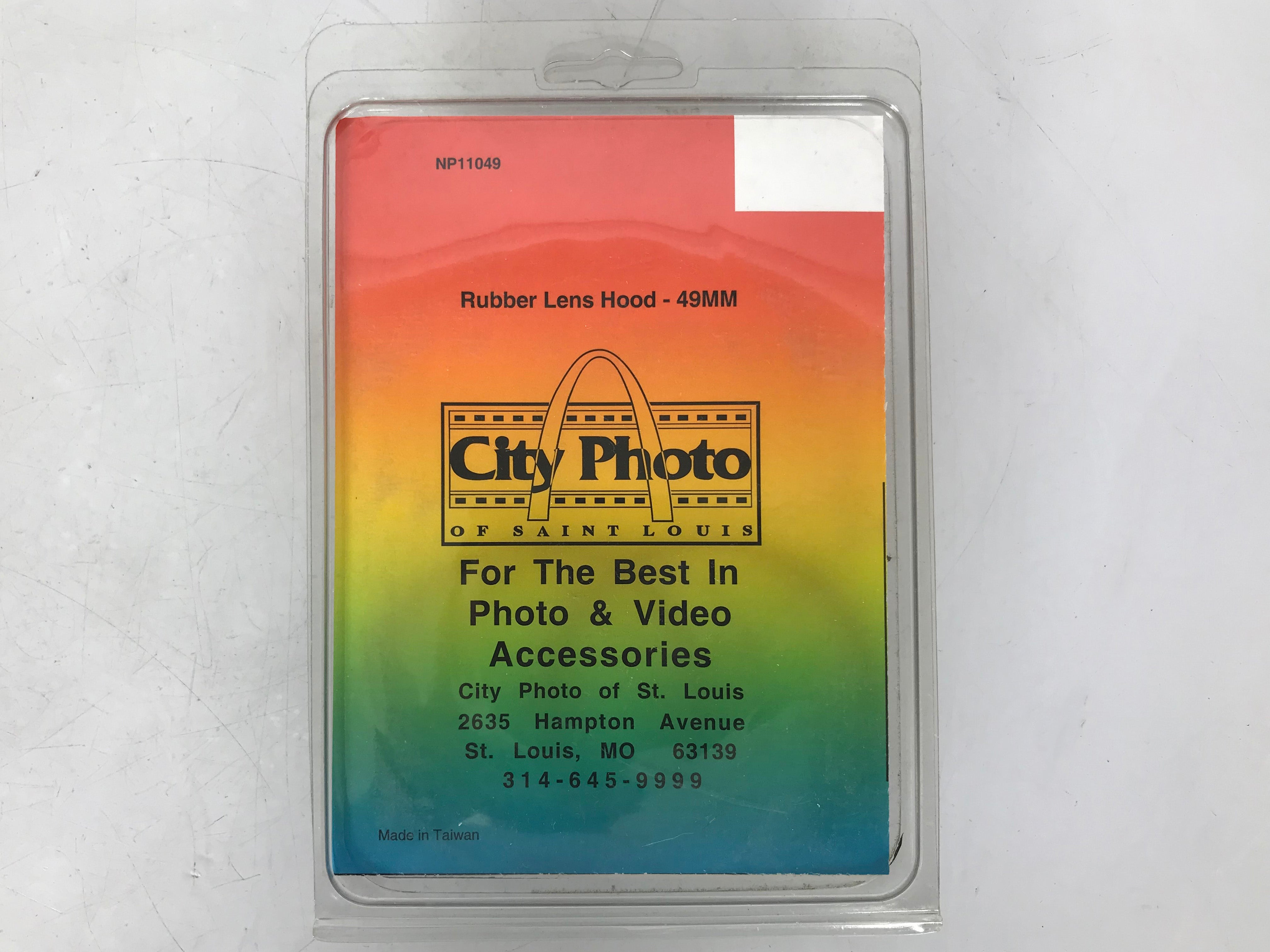 City Photo Rubber Lens Hood 49mm