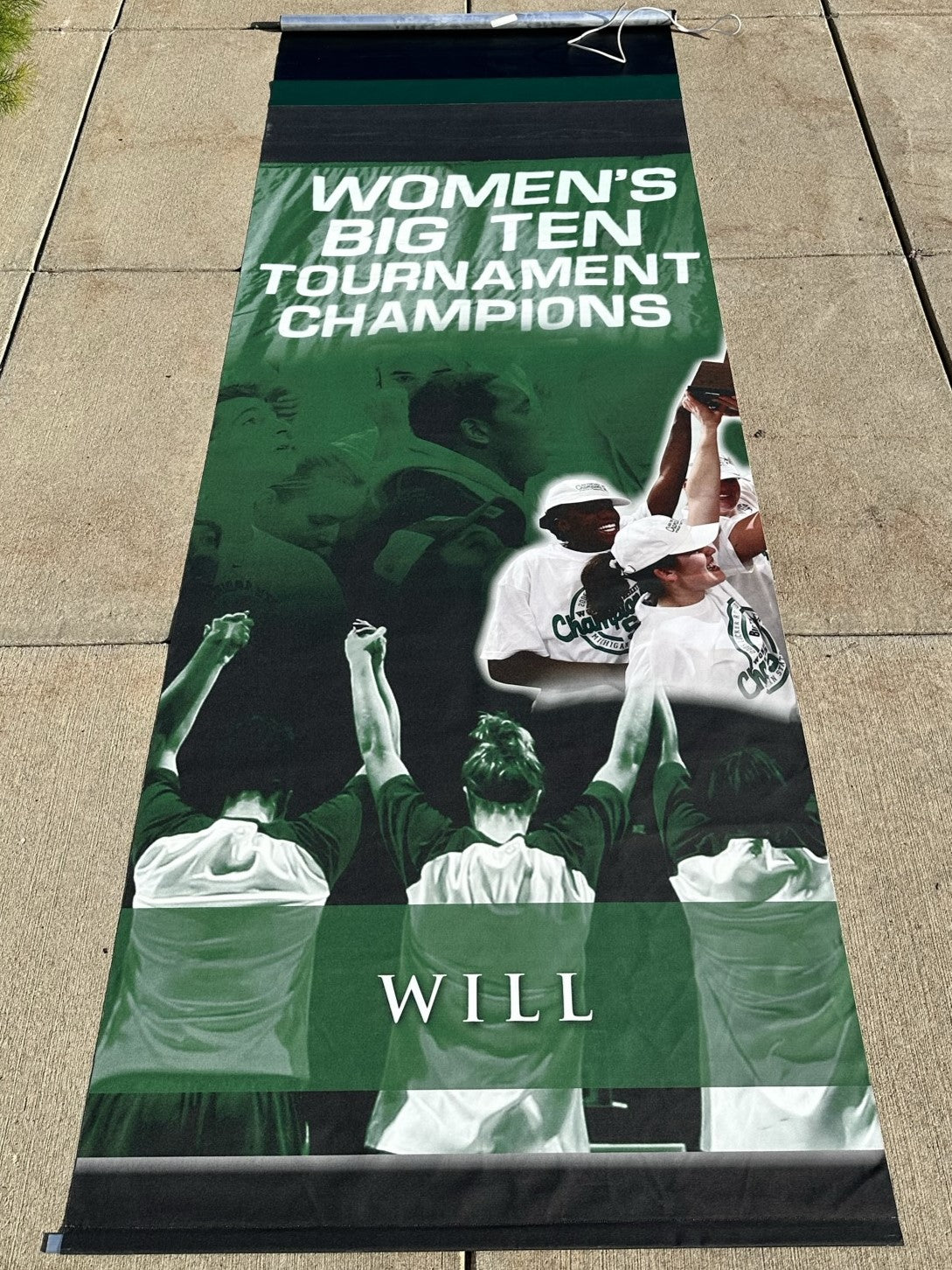 Lot of 5 MSU Women's Baskeball 2004-2005 "Together We Will Be Victourious" Banners